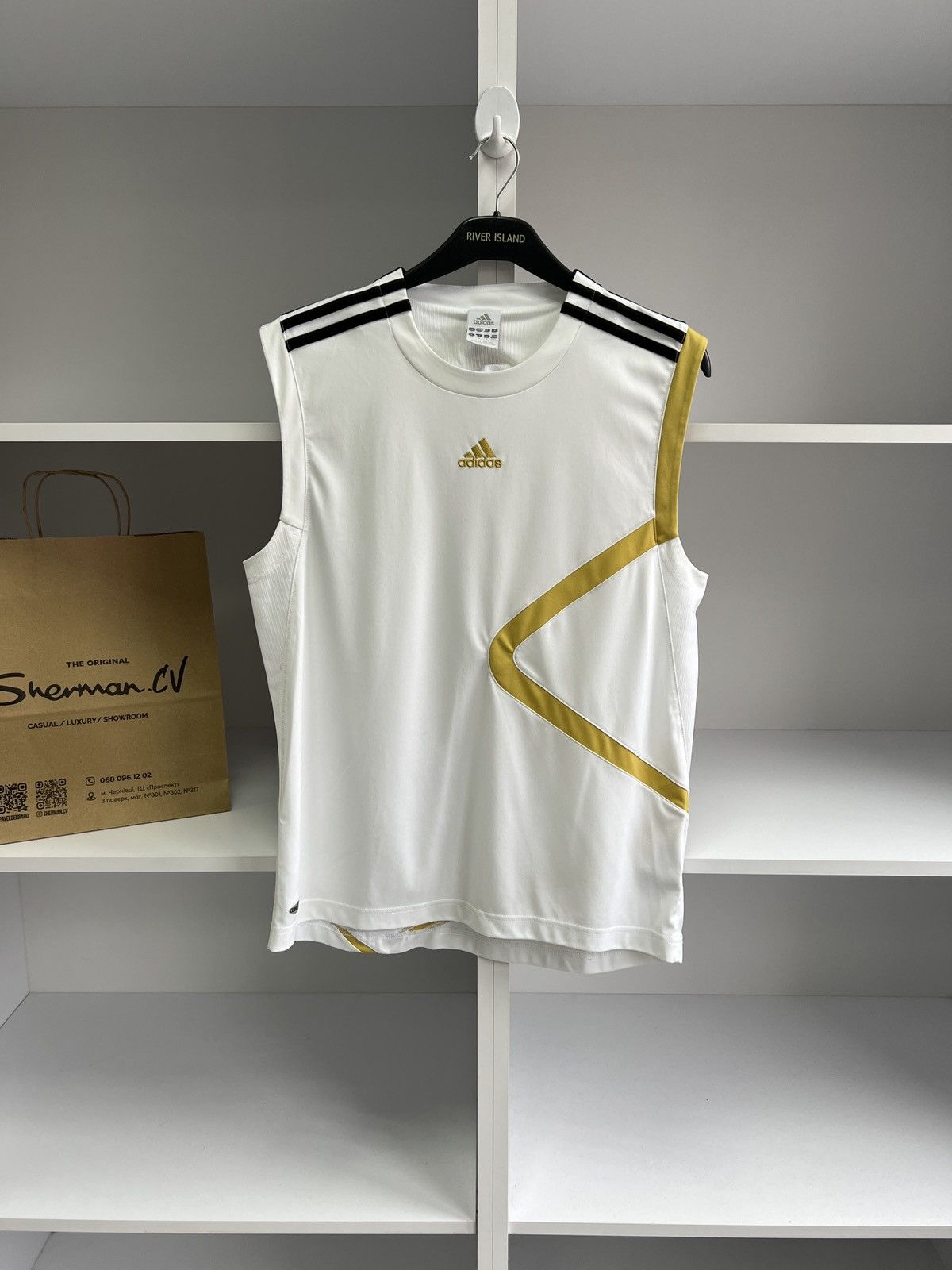 Adidas × Vintage Vintage Adidas Sleeveless Jersey Size US M / EU 48-50 / 2 - 1 Thumbnail