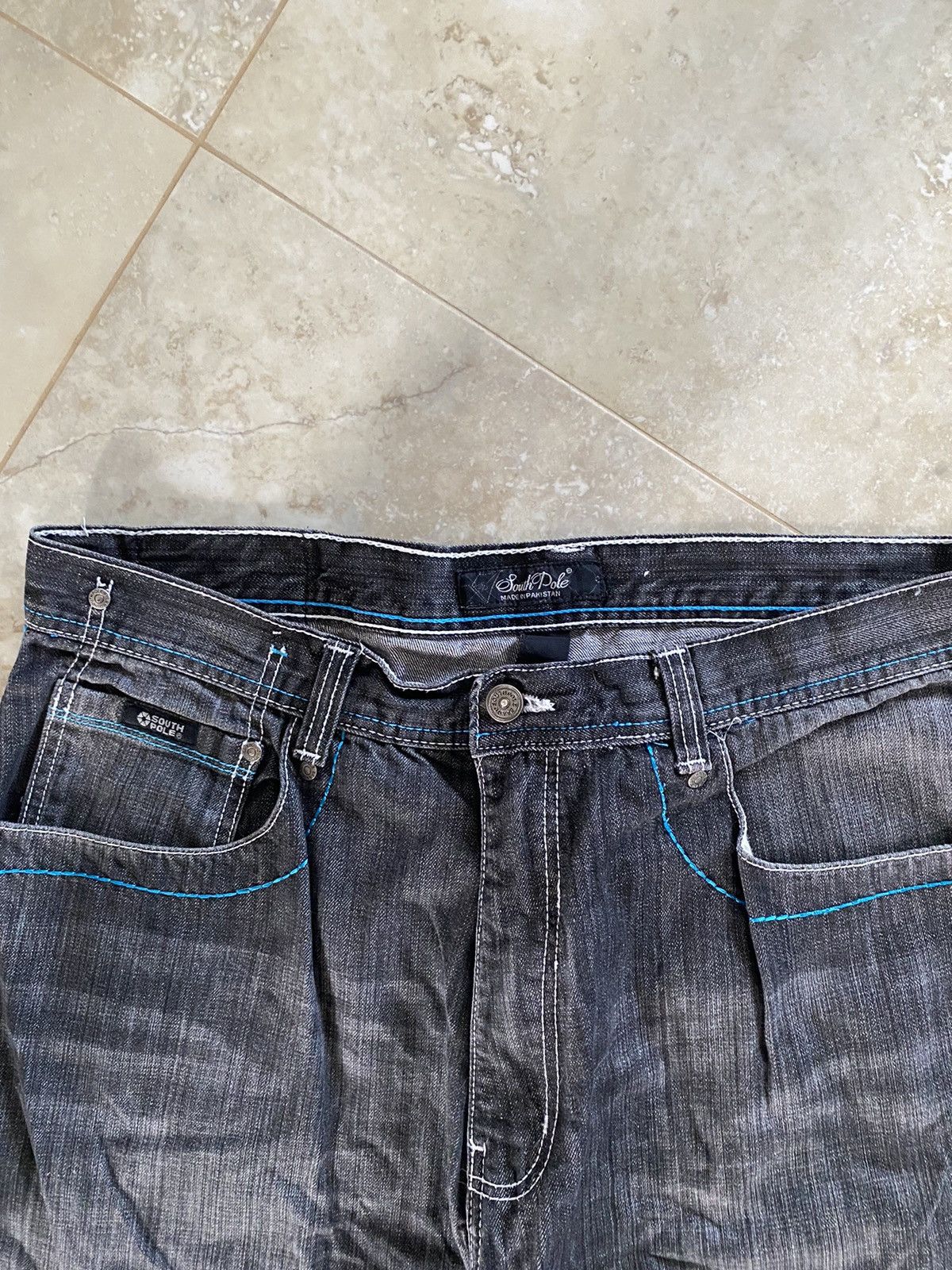 Southpole Vintage Big Logo SouthPole Rare Baggy Shorts 00s Faded USA 🇺🇸 Size US 38 / EU 54 - 6 Thumbnail