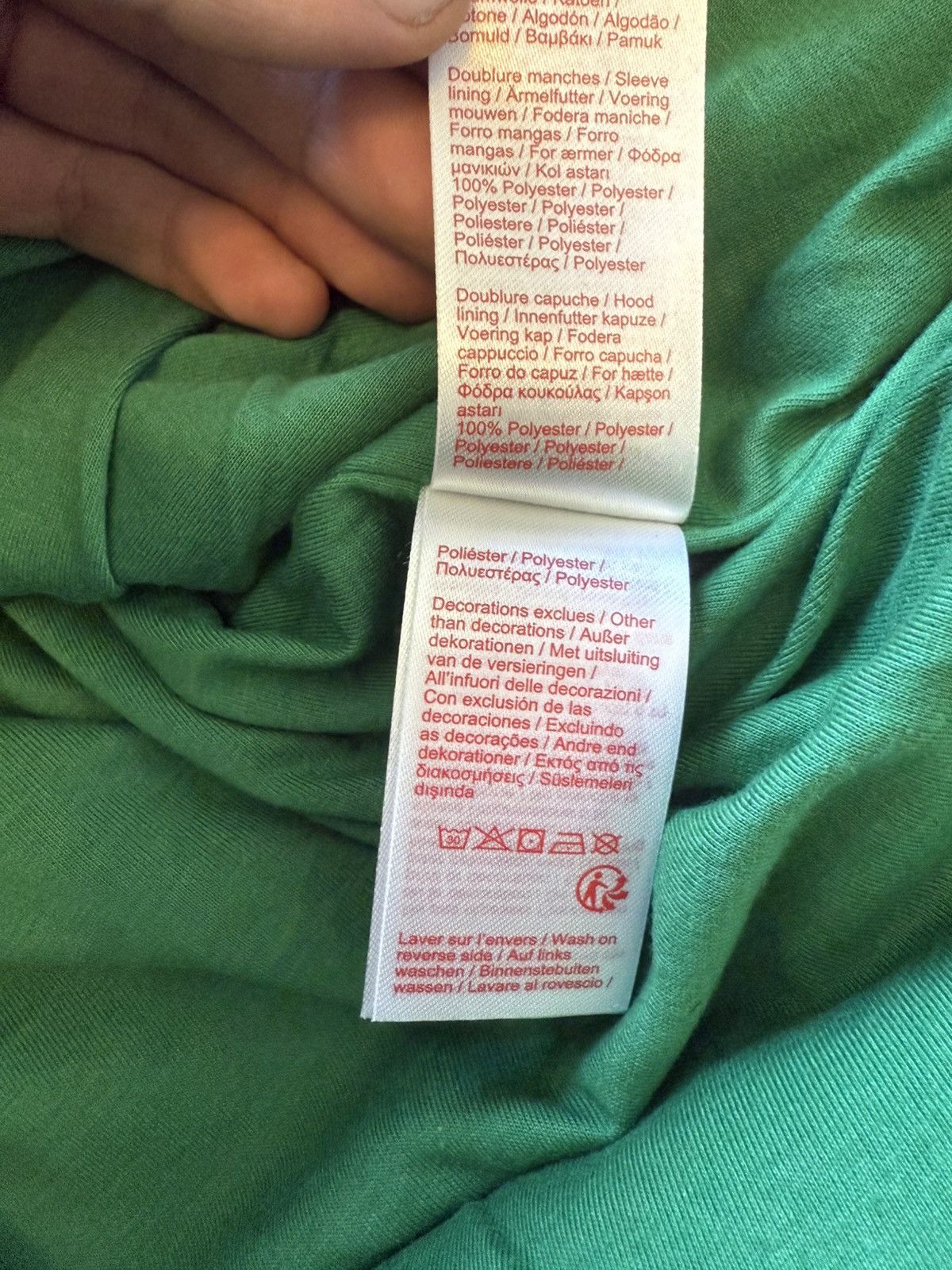 Lacoste × Supreme SS18 Supreme x Lacoste Reflective Grid Nylon Anorak Green Size US S / EU 44-46 / 1 - 3 Thumbnail