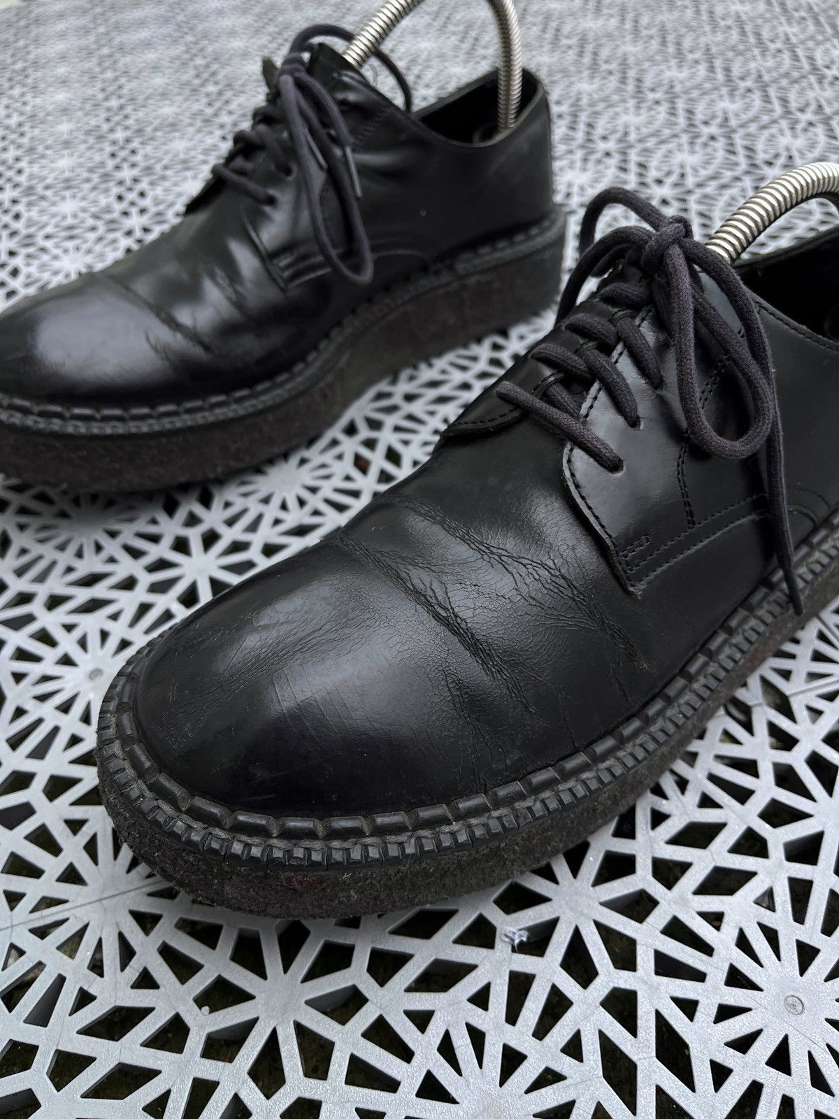 CDG by Comme des Garcons × Comme des Garcons × Comme des Garcons Homme Plus Vintage COMME DES GARCONS Leather Boots Size US 7 / EU 40 - 4 Thumbnail