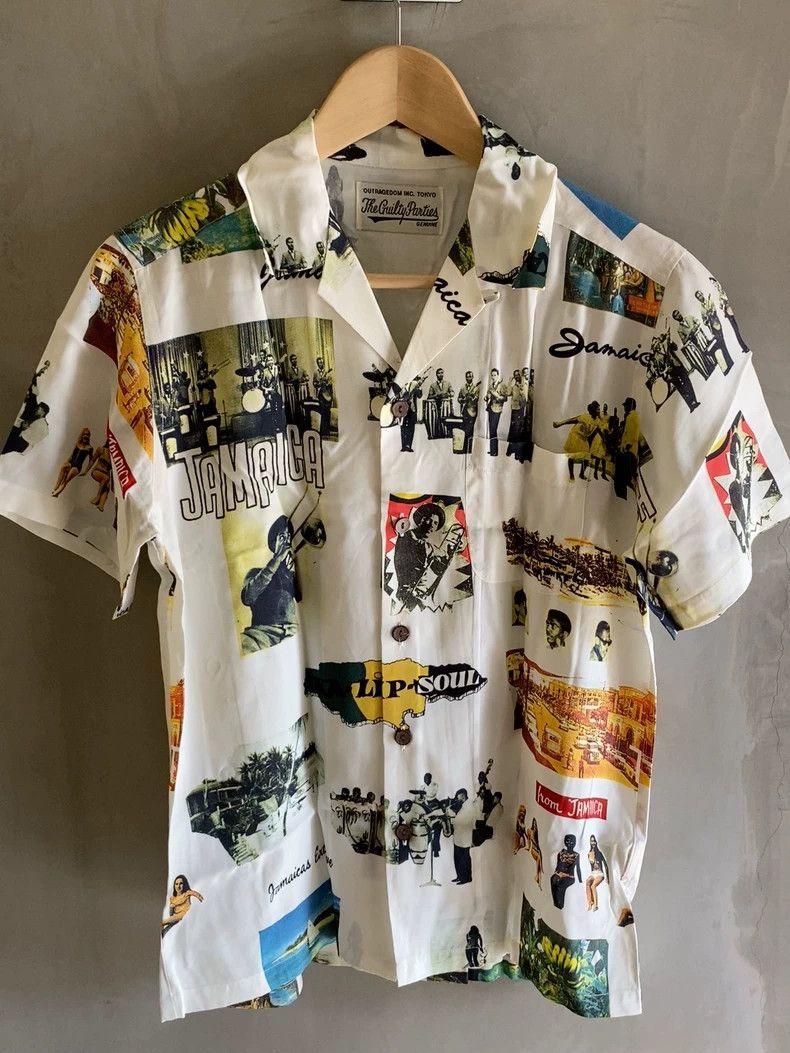 Wacko Maria WACKO MARIA Records Hawaiian Short Sleeve Shirt | Grailed