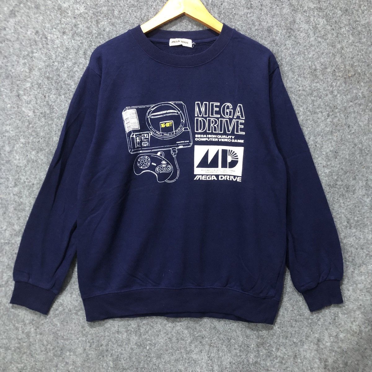 Vintage Vintahe Sega Mega Drive Sweatshirt Size US L / EU 52-54 / 3 - 1 Thumbnail