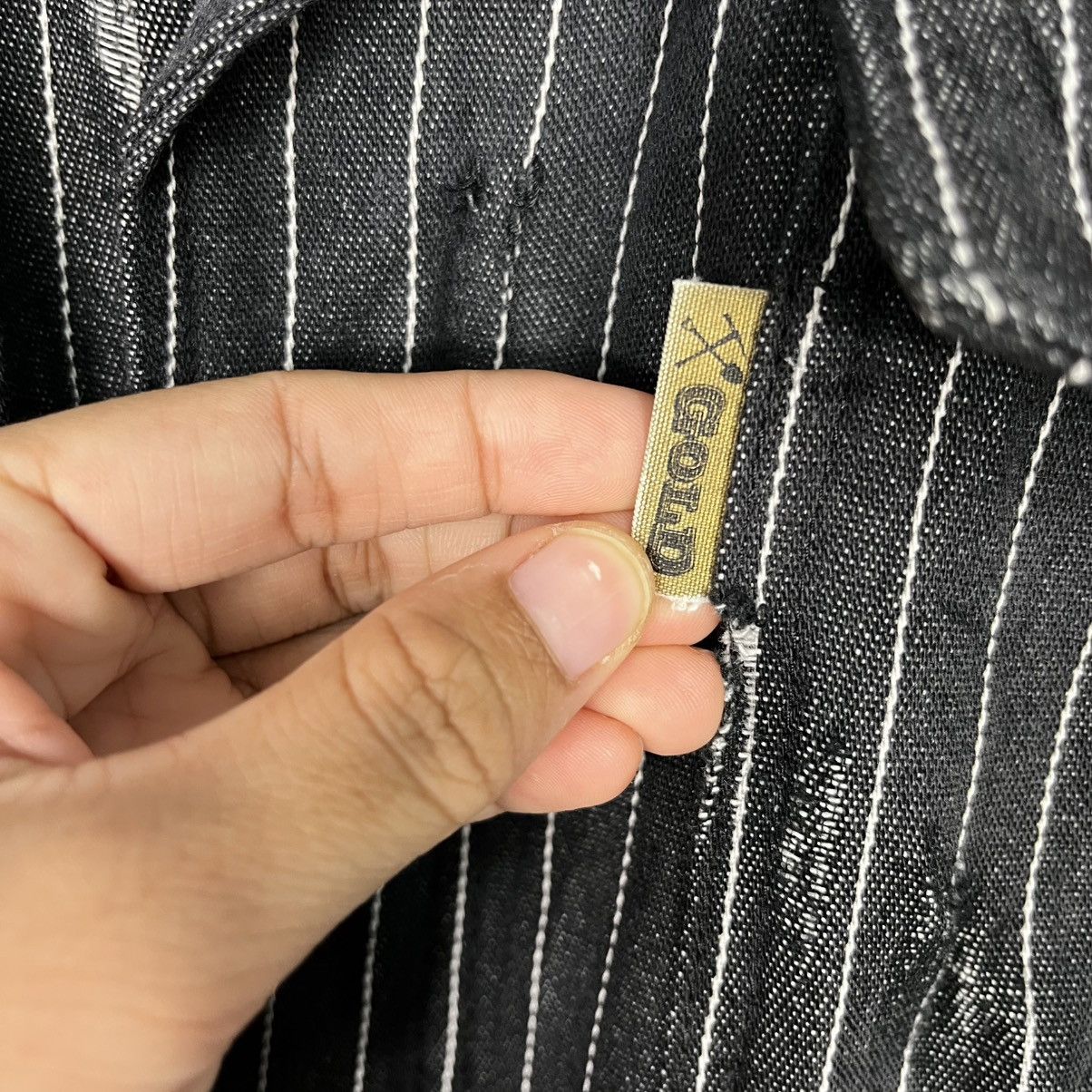 14th Addiction Vintage Gold Zack Style Workwear Hickory Stripe Overall Size US 36 / EU 52 - 15 Thumbnail