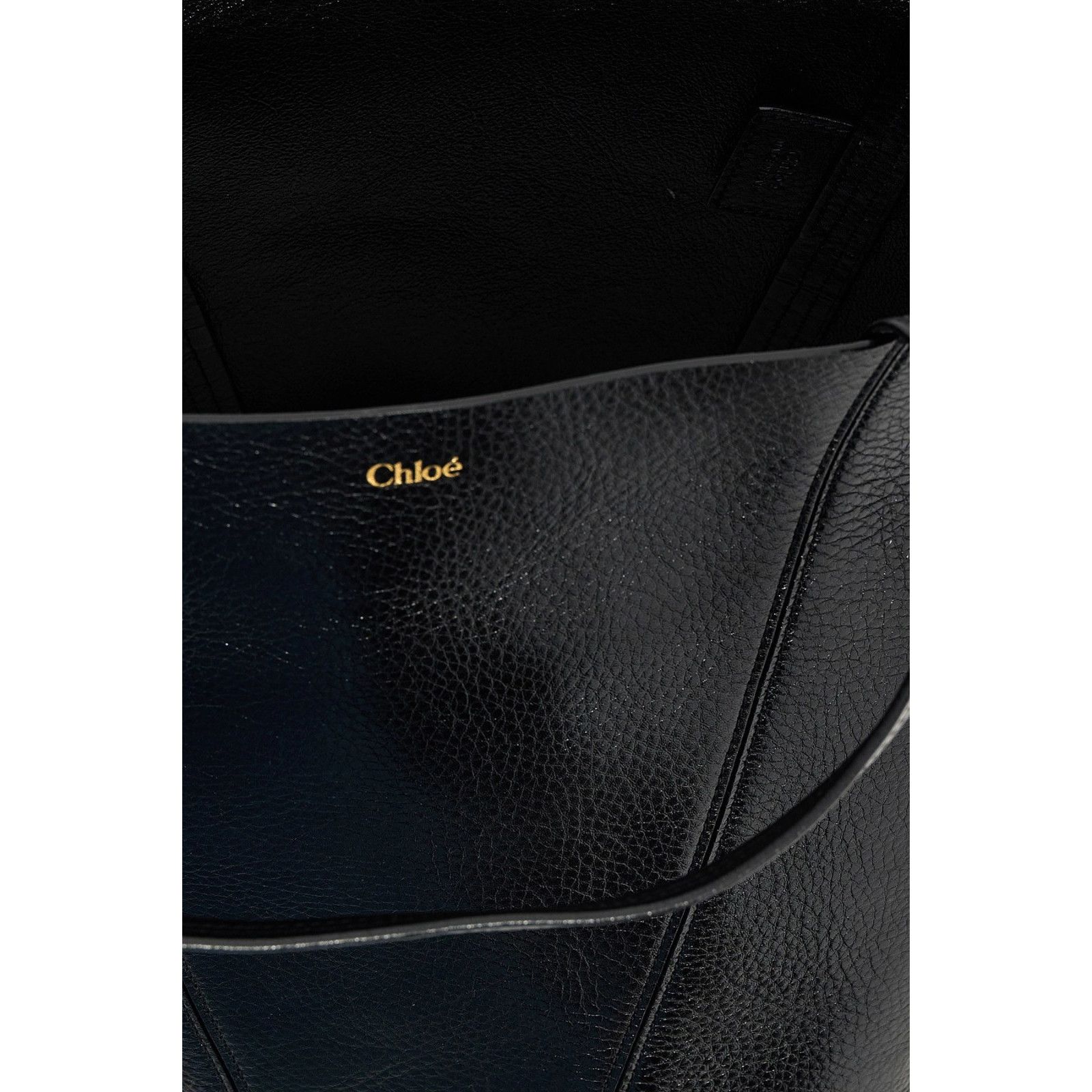 Chloe Chloe Medium Spin Black Shiny Leather Tote Bag New & Authent Size ONE SIZE - 4 Thumbnail