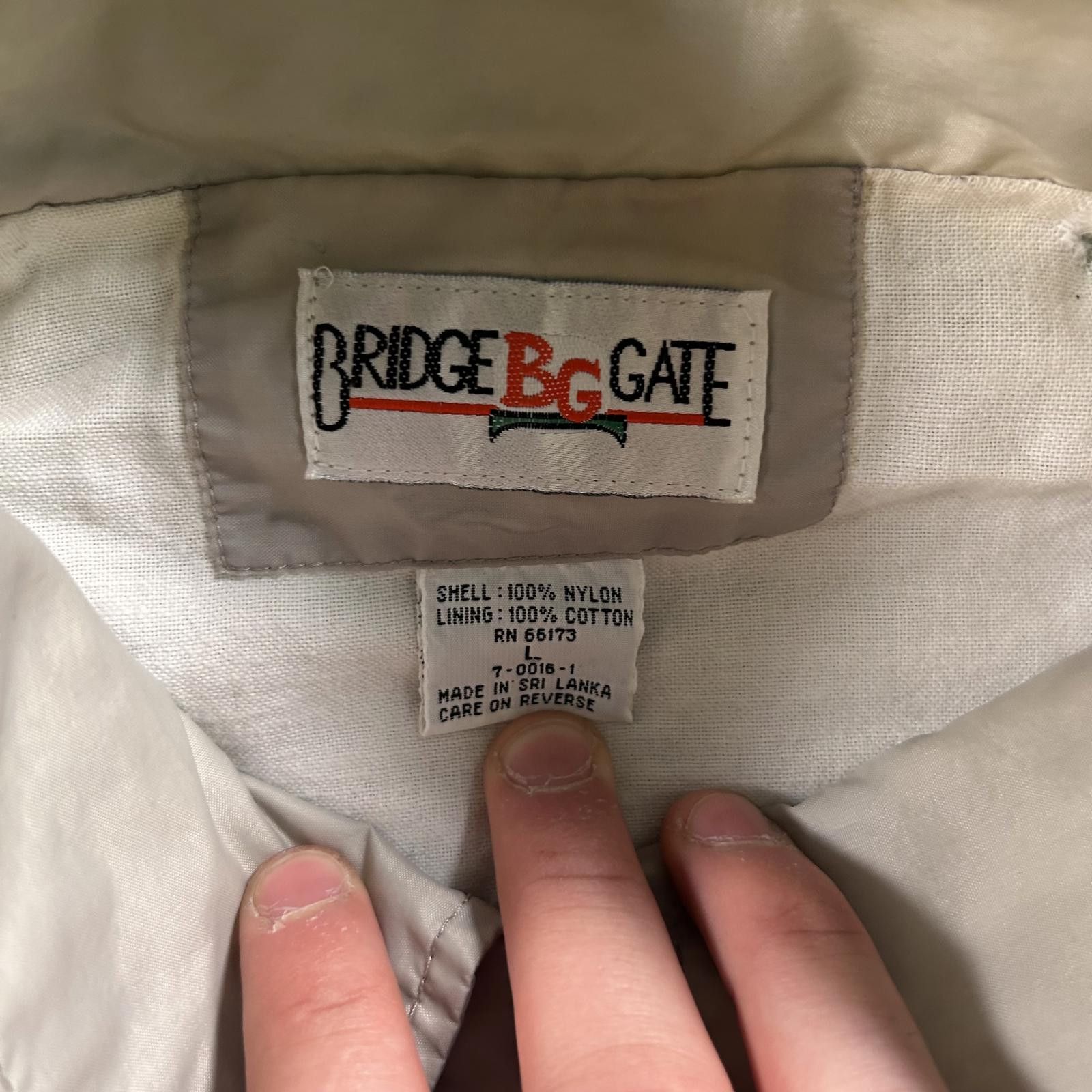 Other Beige Vintage Windbreaker Jacket. Bridge gate size large Size US L / EU 52-54 / 3 - 4 Thumbnail