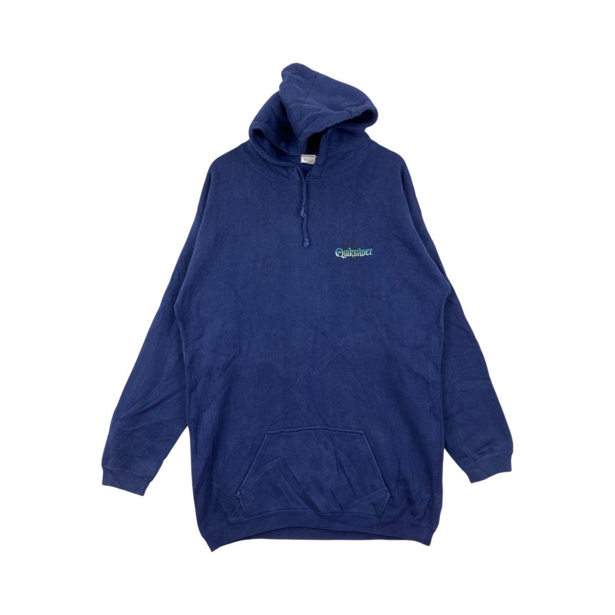 Quiksilver QUIKSILVER Surf Hawaii Beach Logo Print Blue Long Hooded Size US XL / EU 56 / 4 - 1 Thumbnail