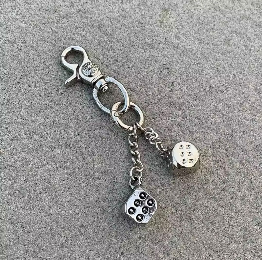 Jewelry Keychain Dice Pendant Size ONE SIZE - 4 Thumbnail