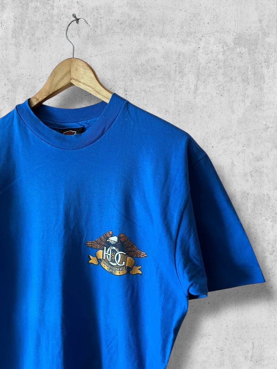 Harley Davidson HARLEY DAVIDSON 1992 hog rally bike vintage tee t shirt Size US L / EU 52-54 / 3 - 4 Thumbnail