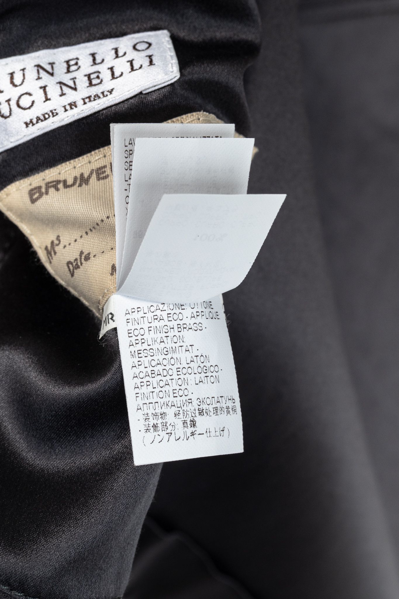 Brunello Cucinelli Brunello Cucinelli Taupe Suede Monili-Neck Jacket Size M / US 6-8 / IT 42-44 - 12 Thumbnail