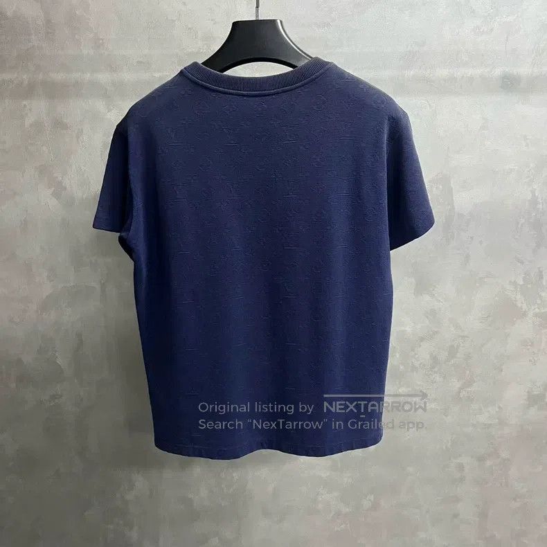 Louis Vuitton Louis Vuitton Navy Solid 3D Pocket Short Sleeve T-Shirt Size US XS / EU 42 / 0 - 5 Thumbnail