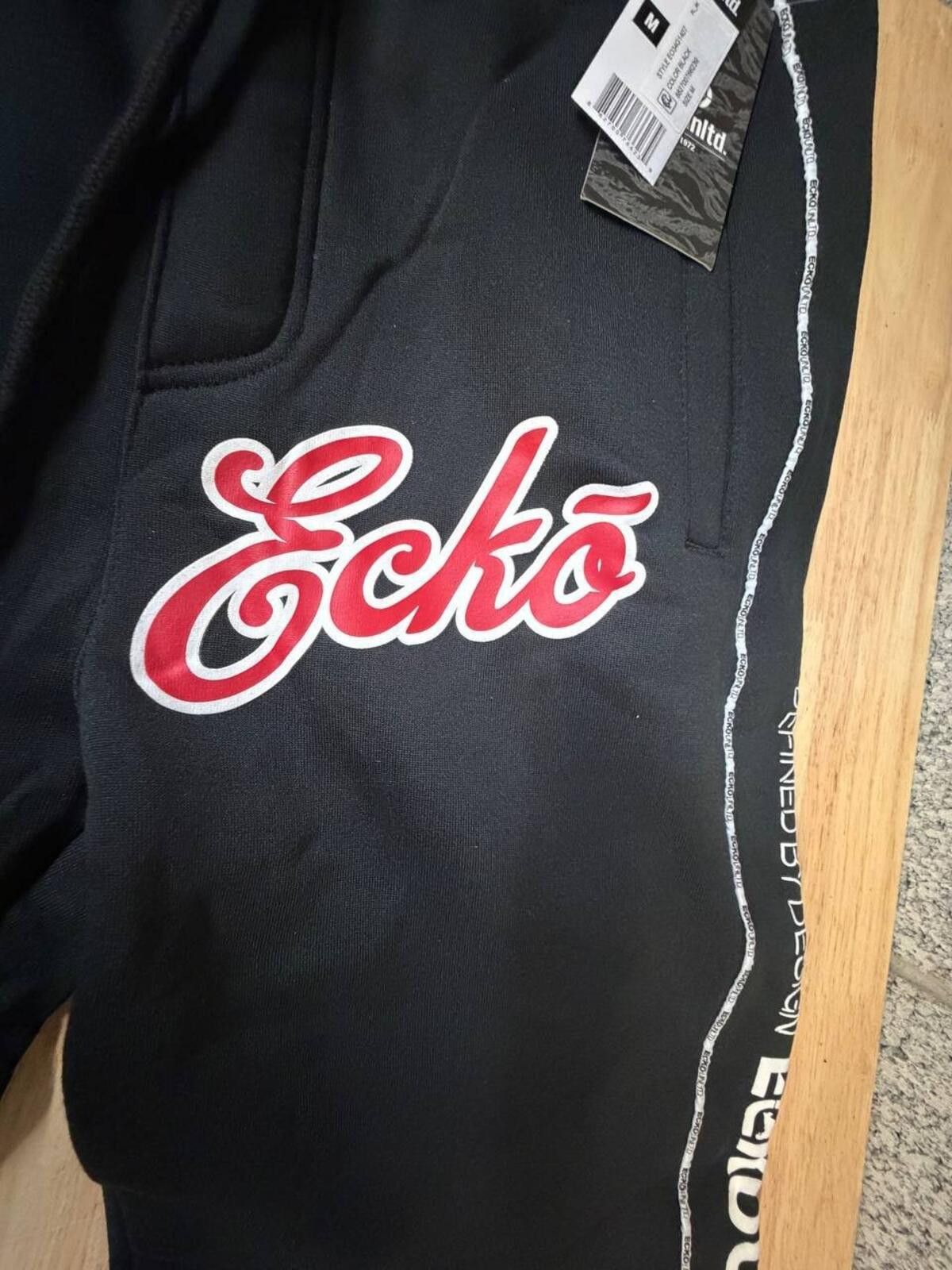 Ecko Unltd. 2020s Ecko Unltd Black Jogger Sweatpants Medium Streetwear Size US 32 / EU 48 - 2 Thumbnail