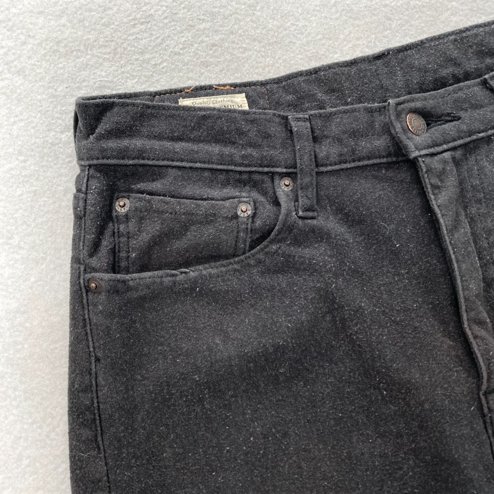 Levi's Levi's 512 5-Pocket Chino Pants Mens 32x32 Slim Tapered Black Premium Big E Size US 32 / EU 48 - 3 Thumbnail