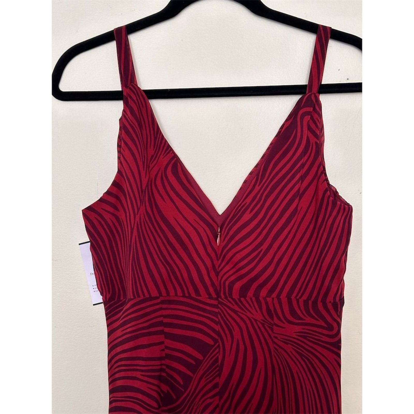 Other THE FIFTH LABEL Red Zebra Striped Midi Tango Dress Size 6 Size M / US 6-8 / IT 42-44 - 7 Thumbnail