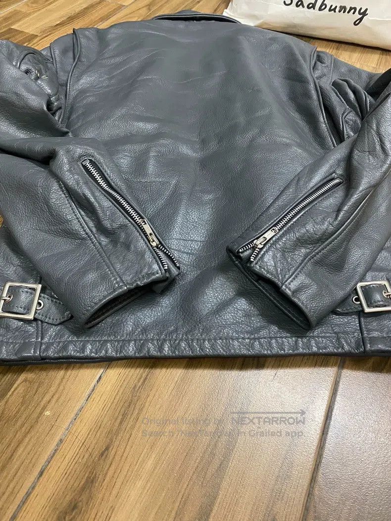 Schott Schott 643 Classic Straight Lapel Leather Jacket Size US XS / EU 42 / 0 - 2 Thumbnail
