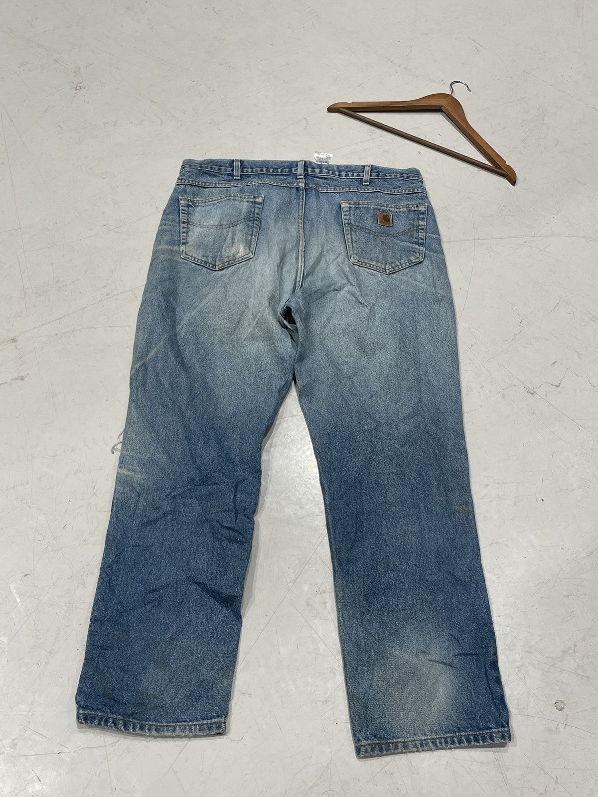 Carhartt × Vintage Thrashed Carhartt Denim Carpenter Pants Size US 40 / EU 56 - 3 Thumbnail