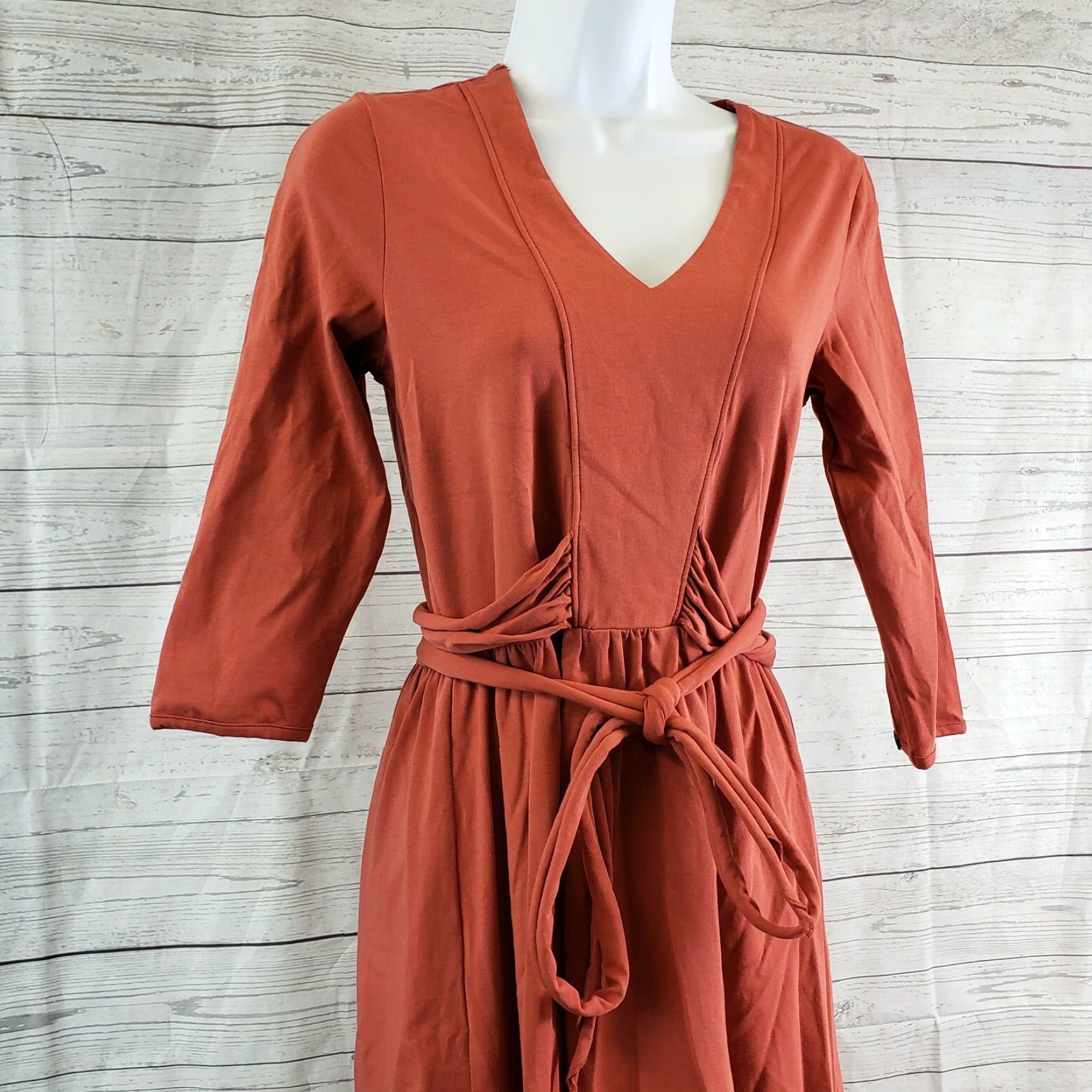 Vintage Matilda Jane Womens Secret Fields Changing Leaves Kimono Dress Sz Small V-Neck Size S / US 4 / IT 40 - 3 Thumbnail