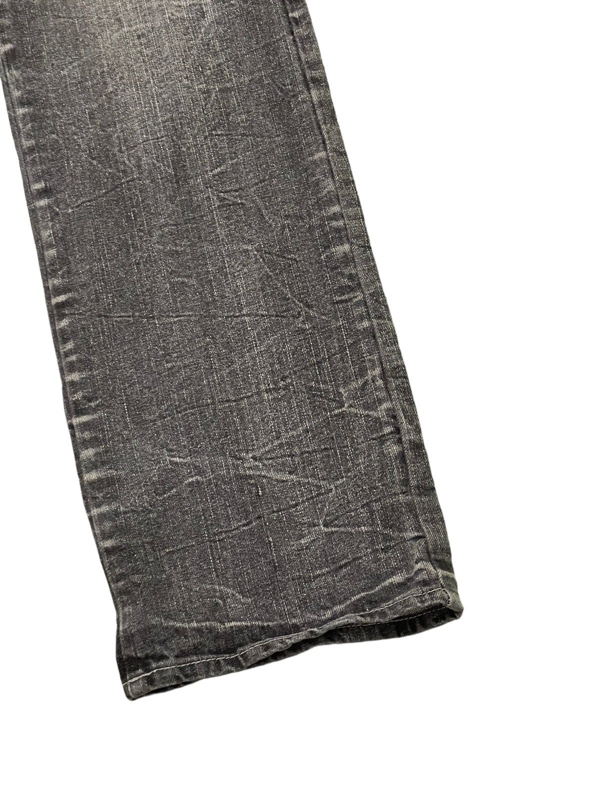 Japanese Brand Distress Jeans Root Three Regular Straight 6🟦3 Size US 31 - 4 Thumbnail