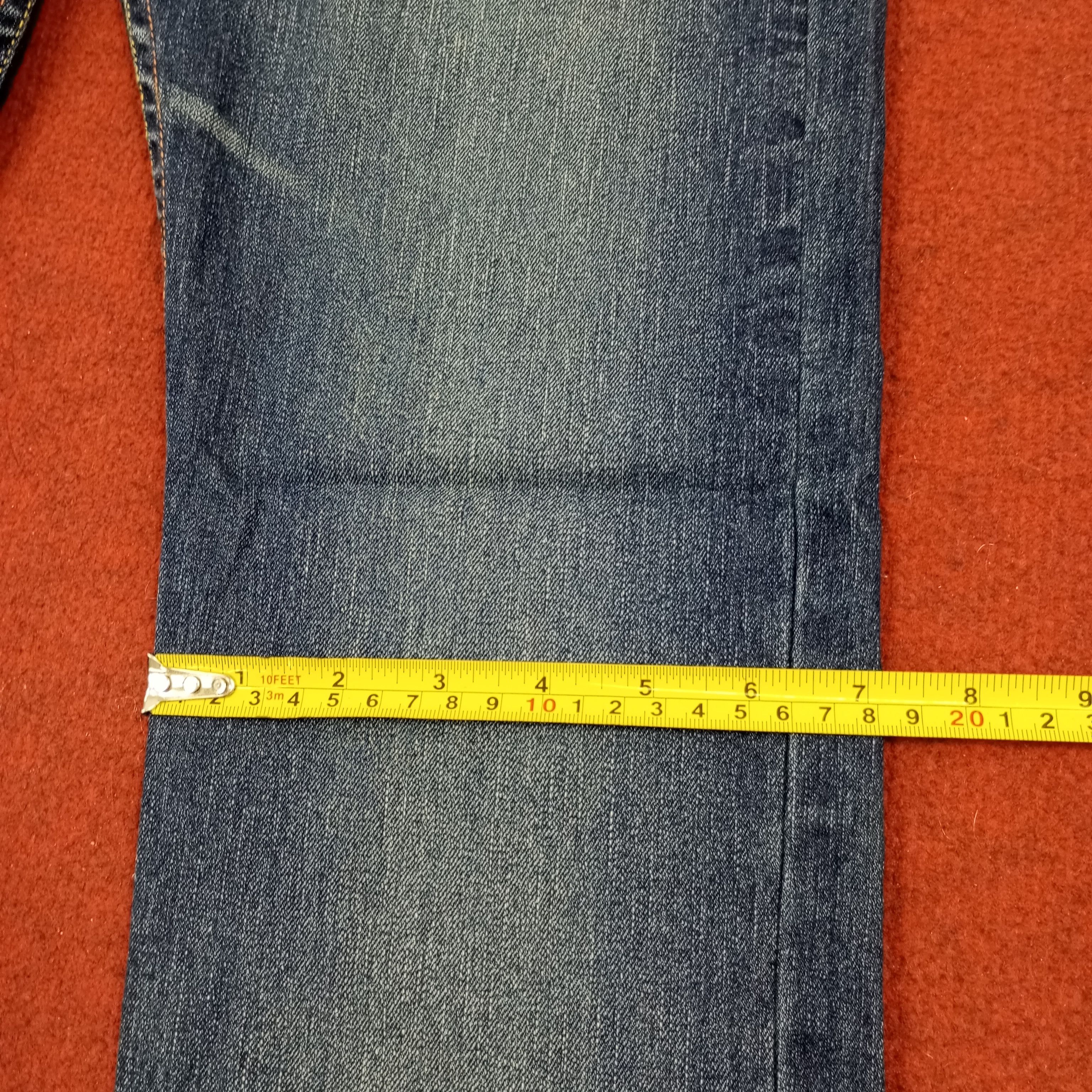 Evisu × Japanese Brand × Vintage Evisu Japanese Brand Fashion Style Custom Daicock Jeans Size 31" - 10 Thumbnail
