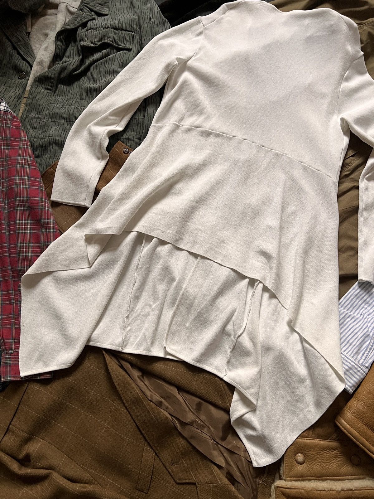 Annette Gortz Annette Gortz White Viscose Cardigan Sweater Size L / US 10 / IT 46 - 6 Thumbnail