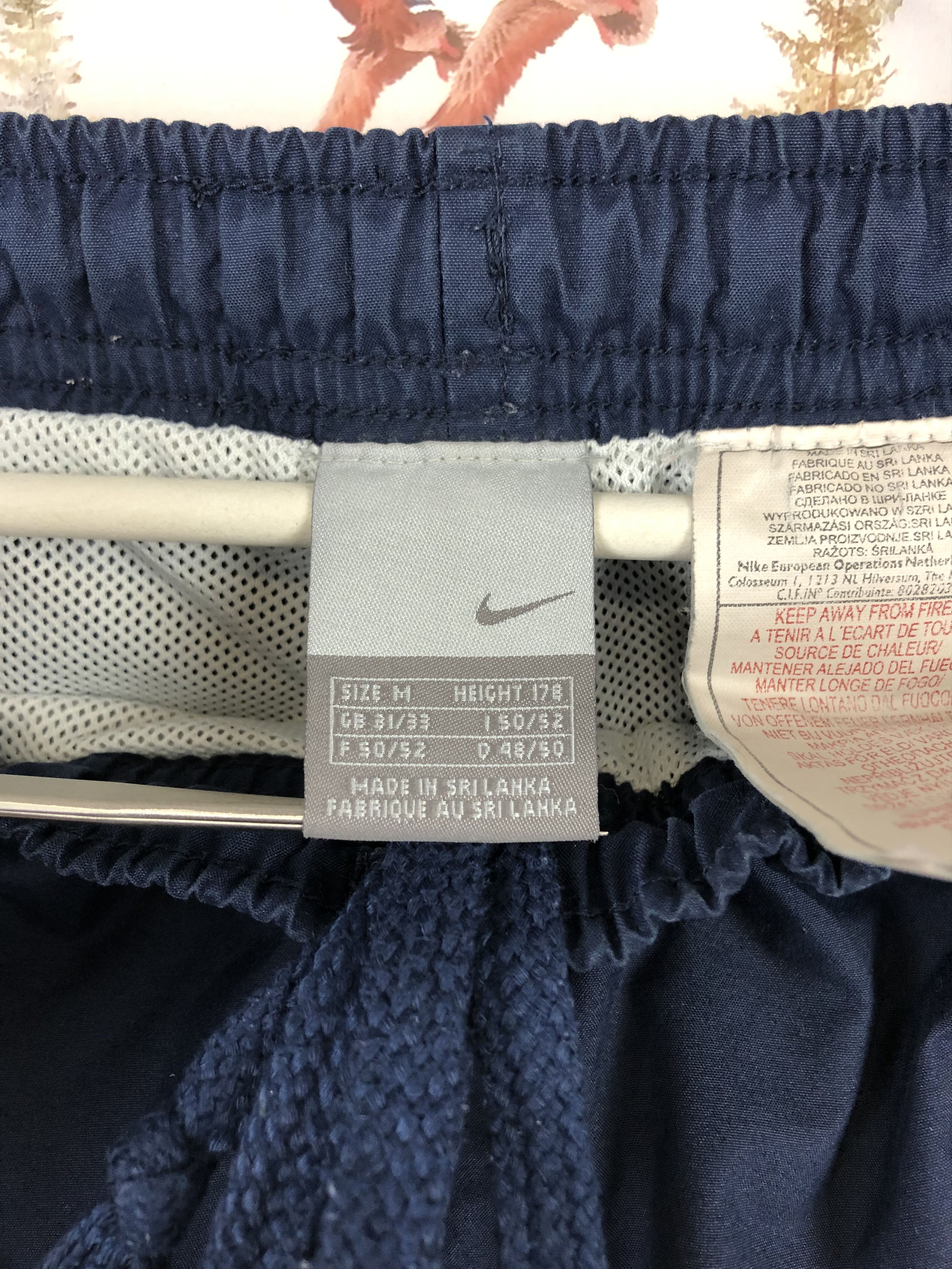 Nike Vintage Nike Blue Track Pants Swoosh Sweatpants Rare Hype Size US 32 / EU 48 - 9 Thumbnail
