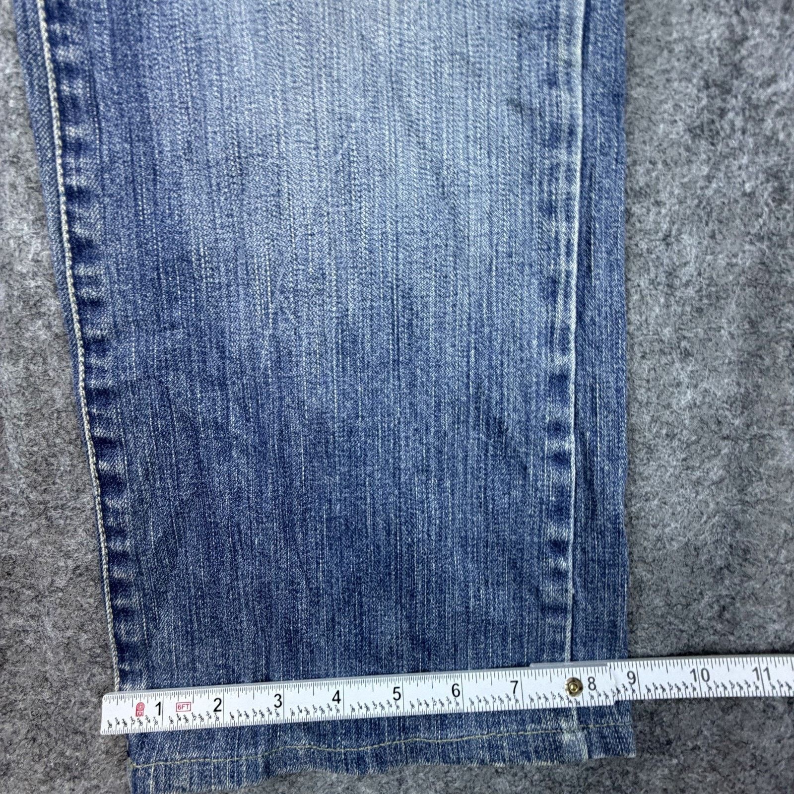 White House Black Market Y2K White House Black Market Blanc Jeans Womens 8 Roses Size 30" / US 8 / IT 44 - 7 Thumbnail