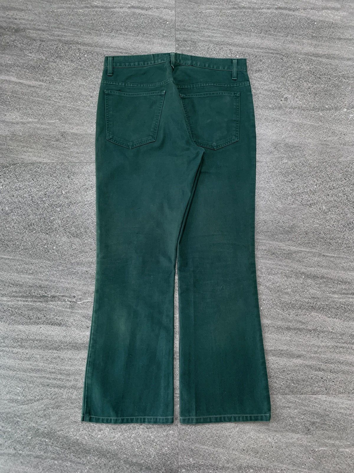 Junya Watanabe FREE TAX! 2000s Dark Green Flared Pants Size US 32 / EU 48 - 5 Thumbnail