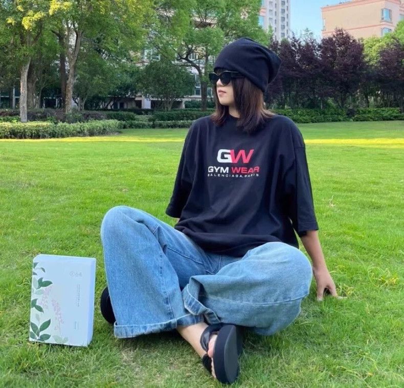 Balenciaga Balenciaga Black monogrammed cotton crewneck short sleeve Size M / US 6-8 / IT 42-44 - 8 Thumbnail