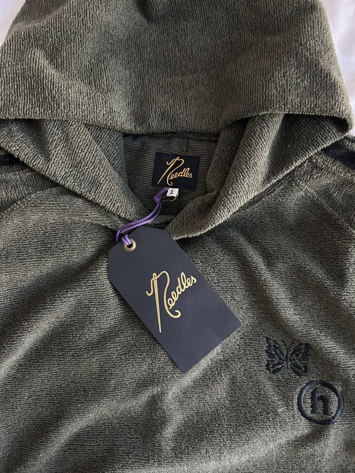 HIDDEN × Needles Needles Sweatshirt Hoodie Hidden NY Jacquard Track Japan Size US L / EU 52-54 / 3 - 3 Thumbnail