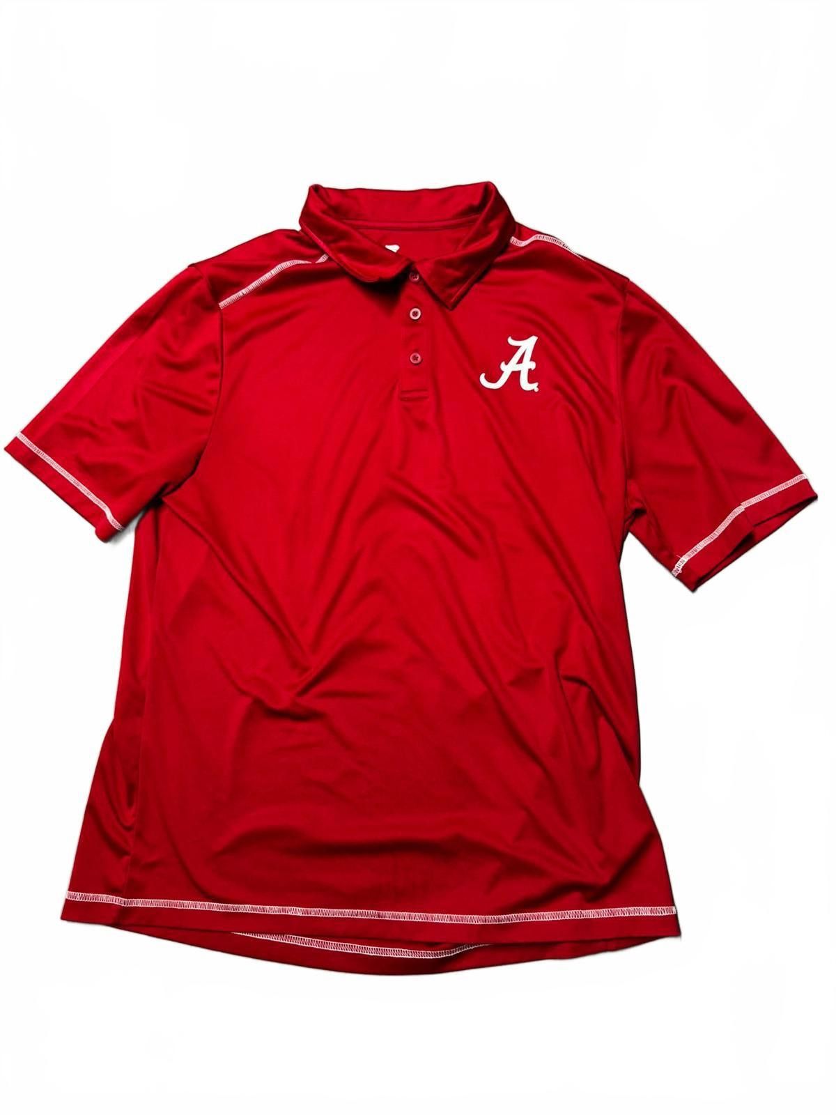 Designer Fanatics Alabama Crimson Tide Red Polo Shirt Size US XL / EU 56 / 4 - 1 Thumbnail