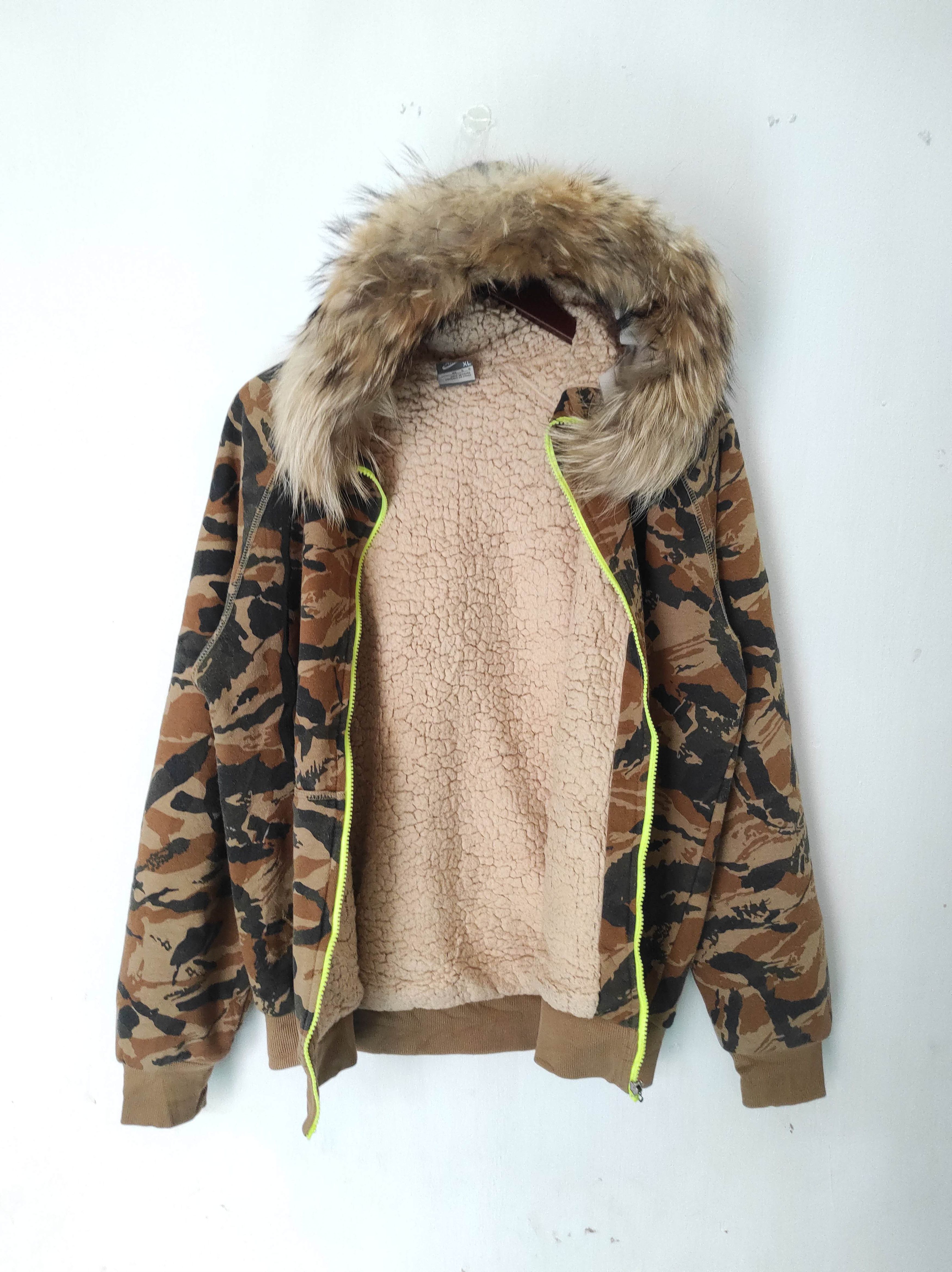 Hysteric Glamour Nike Sherpa Camo Zip Fur Hoodie IfSixWasNine LGB style Size US L / EU 52-54 / 3 - 1 Thumbnail