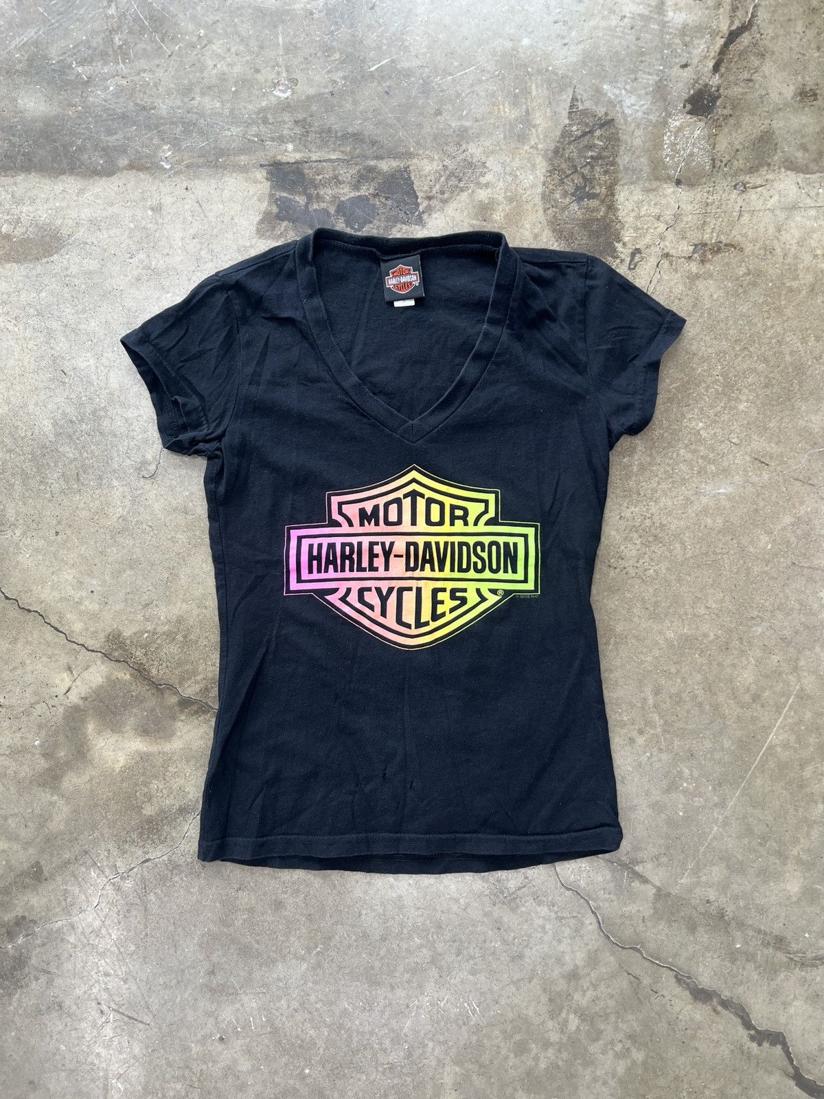 Harley Davidson × Vintage Harley Davidson Gator Florida V-neck W Medium Size M / US 6-8 / IT 42-44 - 6 Thumbnail