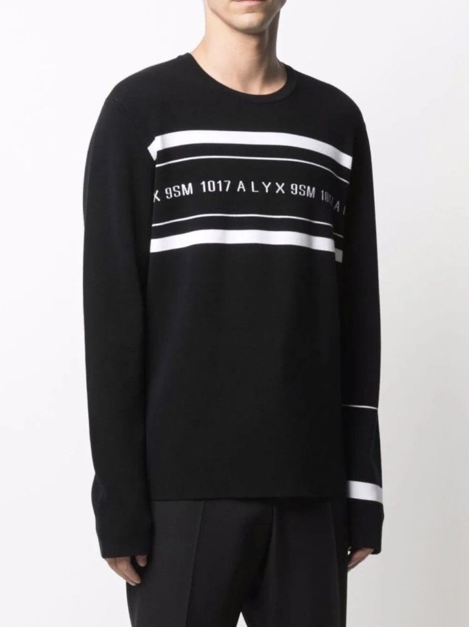 1017 ALYX 9SM 1017 ALYX 9SM Jumper Sweater Logo Intarsia Crew Neck Size US S / EU 44-46 / 1 - 5 Thumbnail