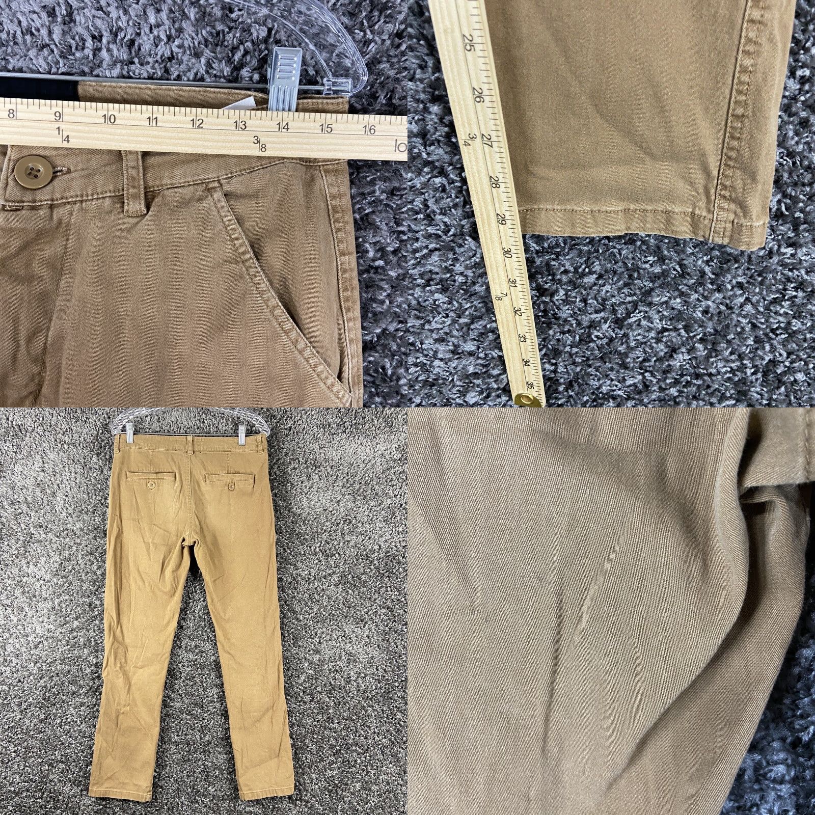 Stoic Stoic Brown Chino Pants Men’s 30 Regular Inseam 29 Inches Size US 30 / EU 46 - 8 Thumbnail