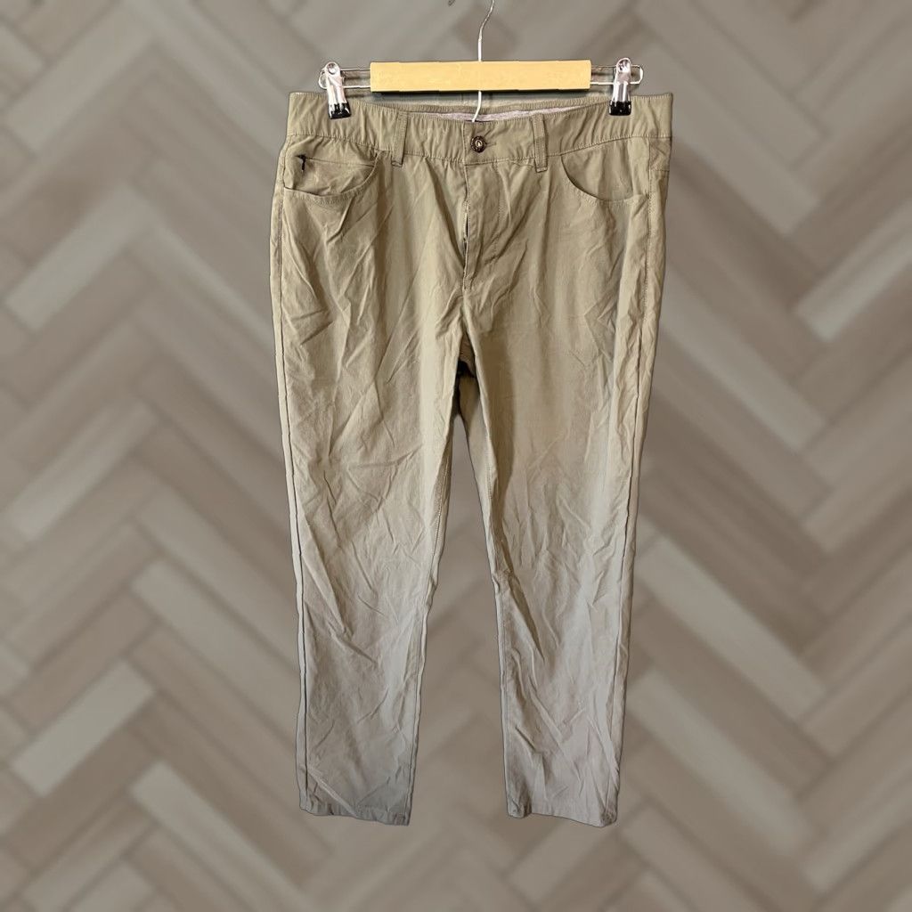 DKNY DKNY Mens Pants Nylon Green 33 x 29 Straight Chino Outdoor Hiking Size 33 29 NM Size 24" / US 00 / IT 34 - 1 Thumbnail
