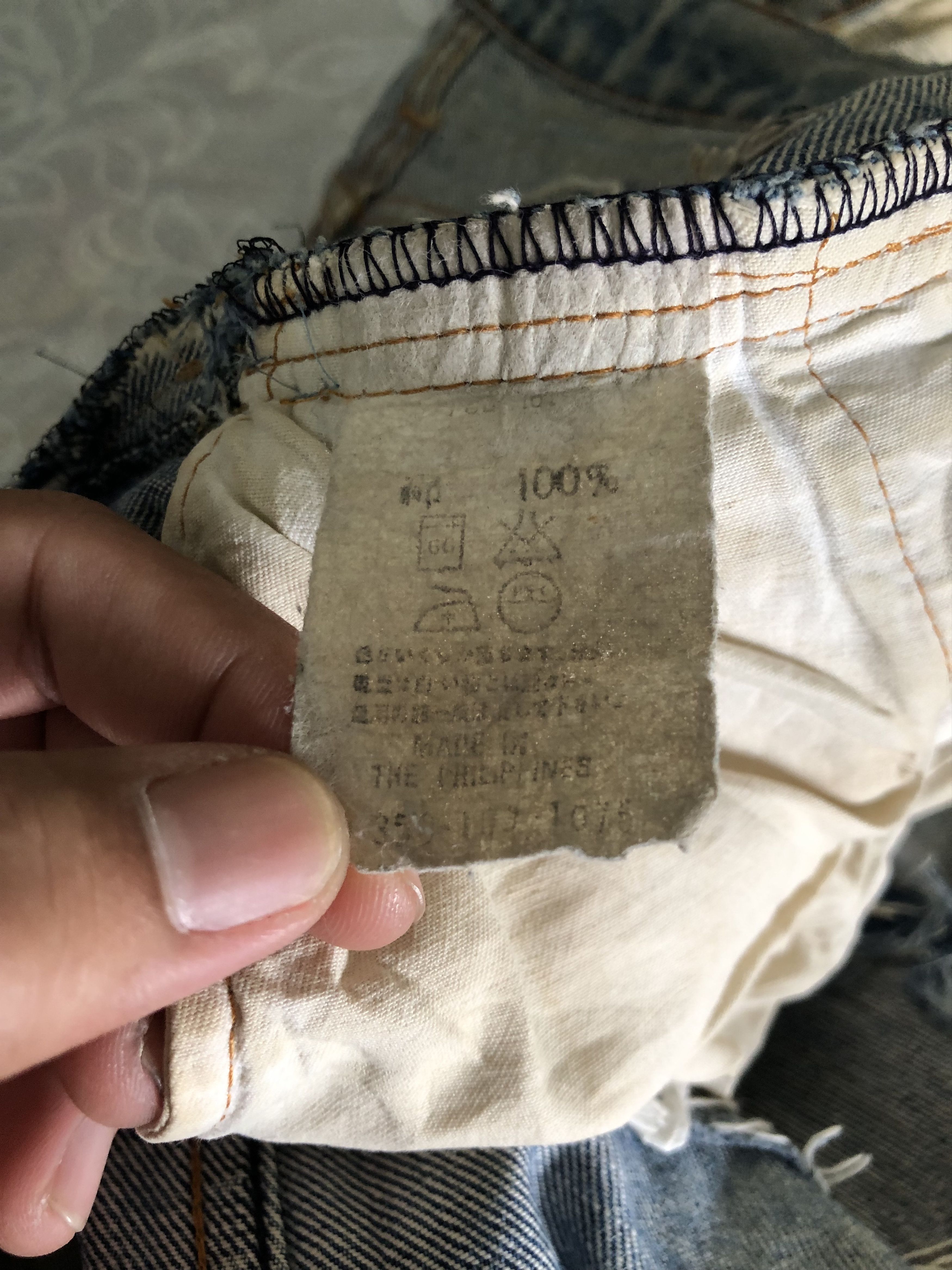 Levi's Vintage 90s Levis Distressed Denim Flare Pants Size US 29 - 17 Thumbnail