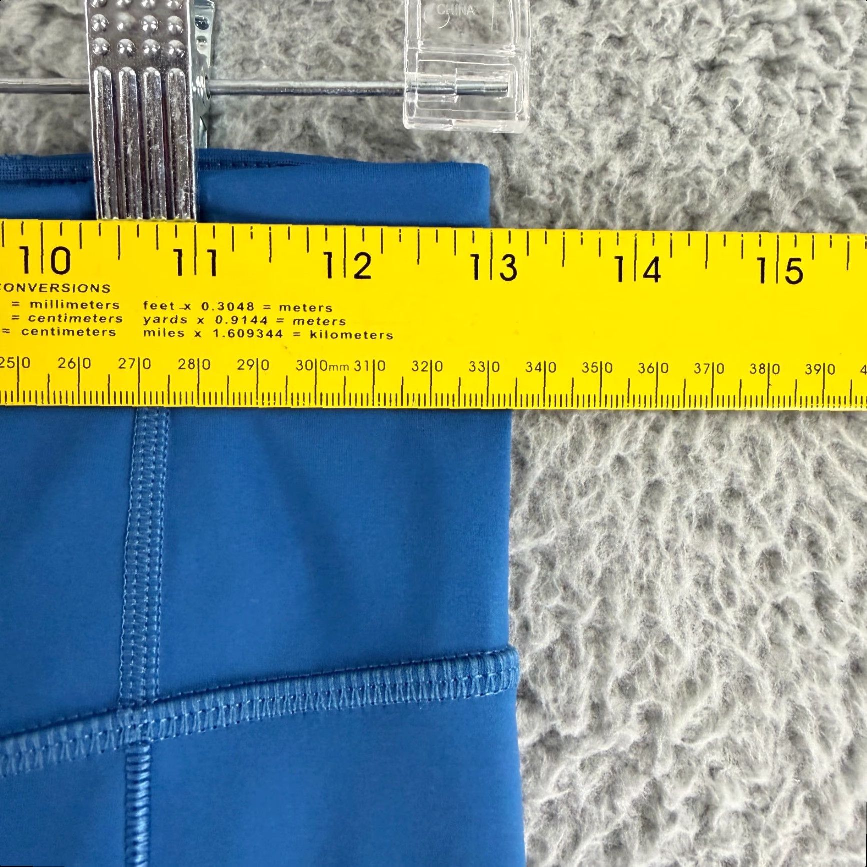 Brooks Brooks Method 3/4 Crop Leggings Womens Medium Blue Pull On Running Sports Gym Size 32" / US 10 / IT 46 - 4 Thumbnail