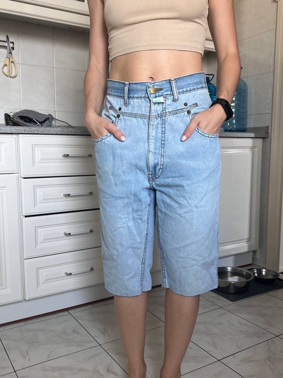 Marithe + Francois Girbaud × Vintage Vintage Y2K Marithe Francois Girbaud MFG Baggy Jeans Short Size 34" / US 12 / IT 48 - 13 Thumbnail