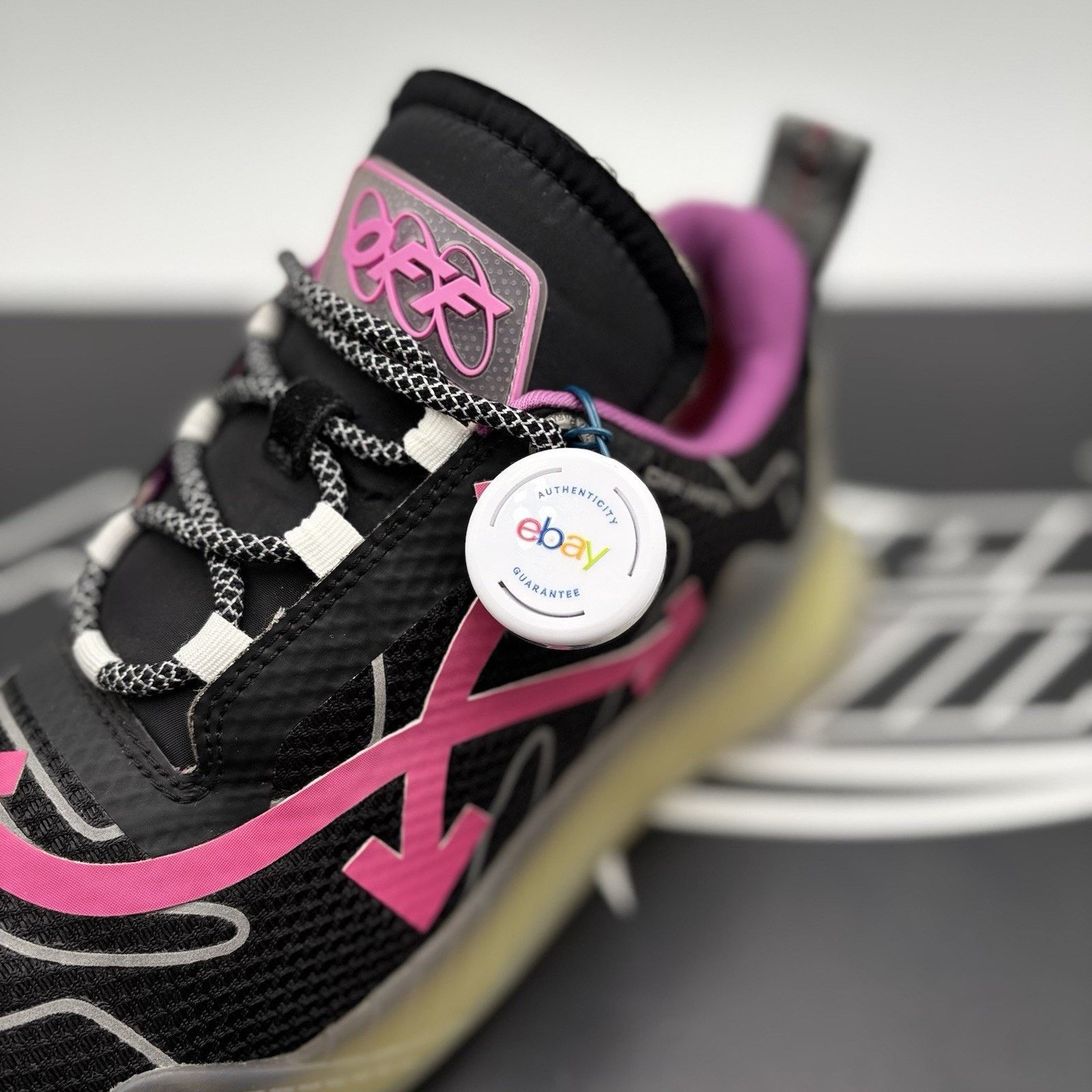 Off-White Off-White Odsy-1000 ' Transparent Fuchsia ' | SUPER CLEAN! Size US 9 / EU 42 - 21 Thumbnail