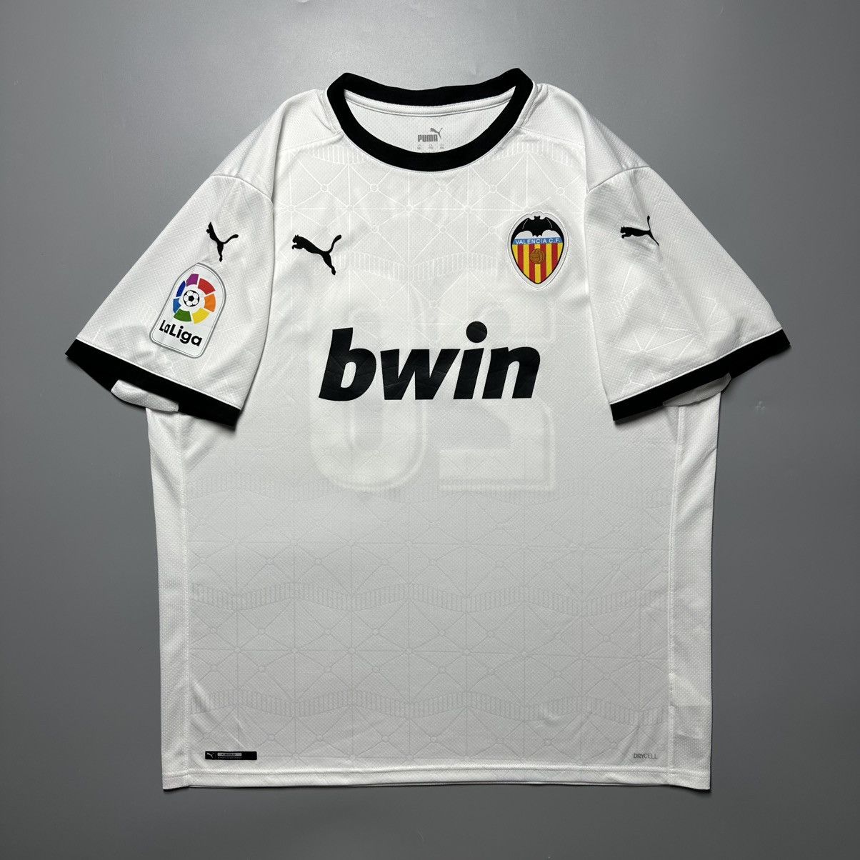 Puma VALENCIA PUMA 2020/2021 FOOTBALL HOME JERSEY #20 KANG IN Size US XXL / EU 58 / 5 - 2 Thumbnail