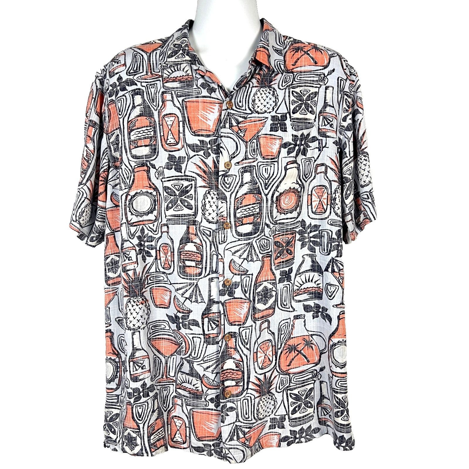 Other Jack O'Neill Tropical Drinks Mens Hawaiian Shirt size Large Size US L / EU 52-54 / 3 - 3 Thumbnail