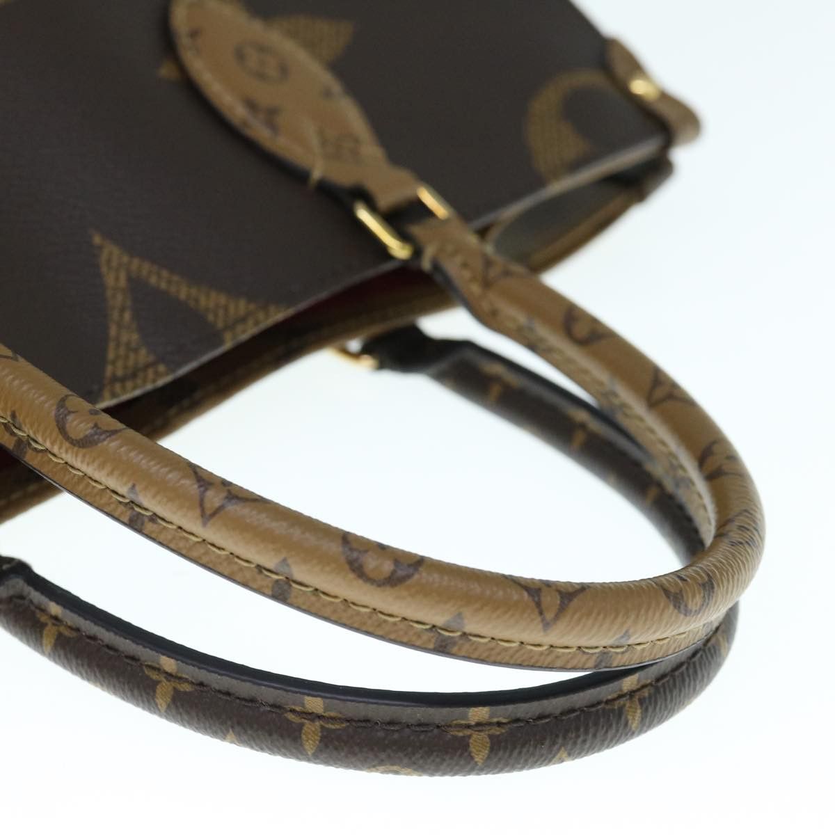 Louis Vuitton LOUIS VUITTON Monogram Reverse Giant On The Go MM Tote Bag Size ONE SIZE - 8 Thumbnail