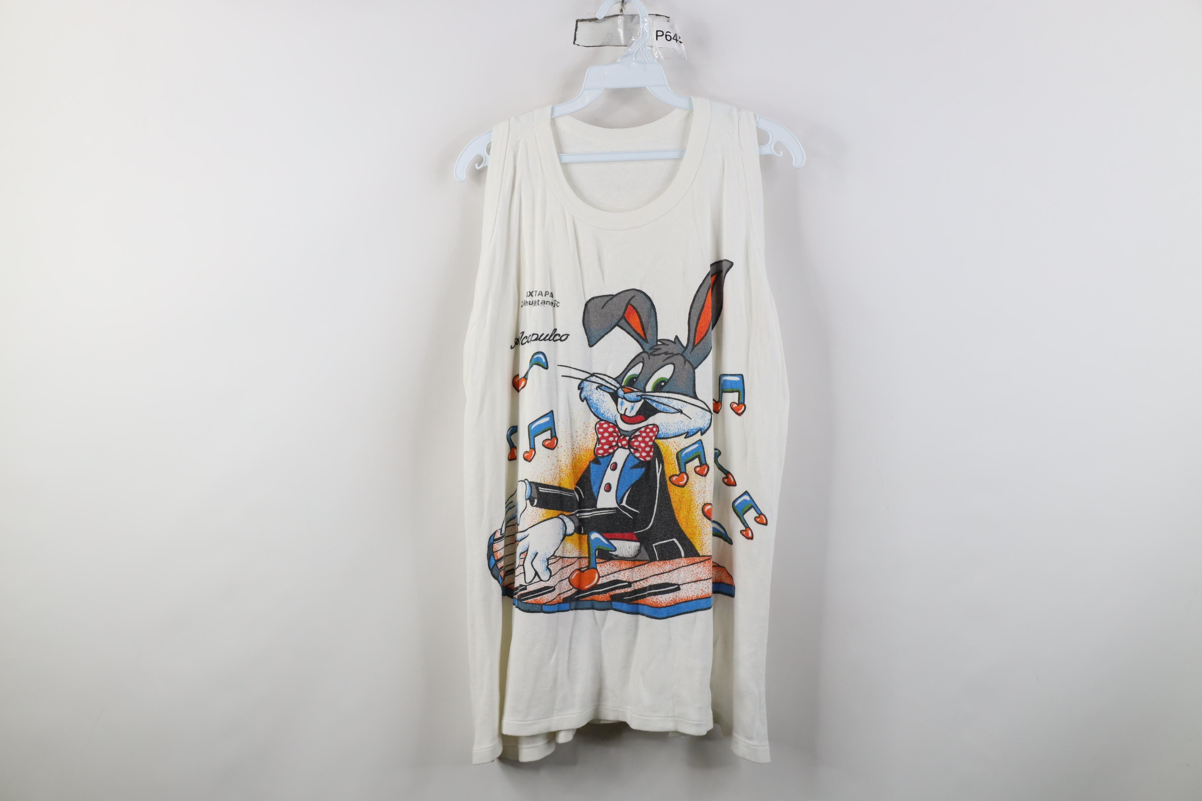 Vintage Vintage 80s 90s Acapulco Bugs Bunny Sun Tank Top T-Shirt Size ONE SIZE - 1 Thumbnail