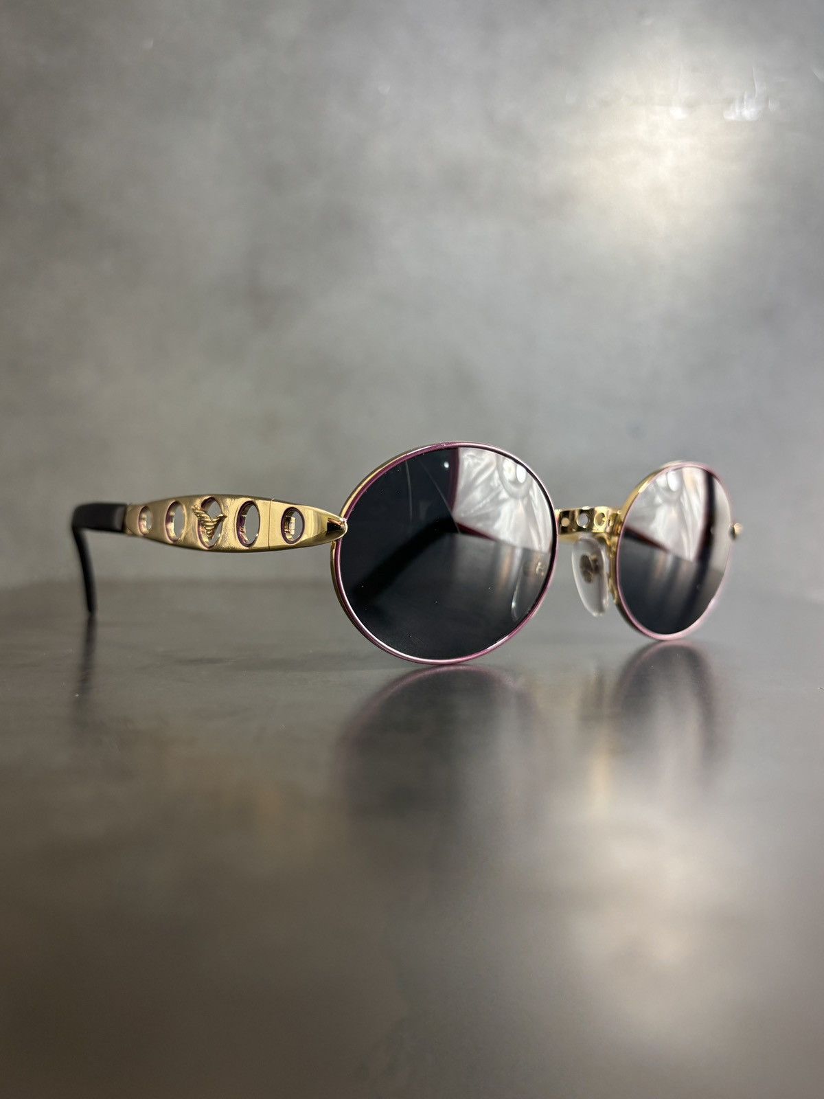 Designer NOS 1990s Sunglasses Metal JPG Diesel Sover Italy Deadstock Size ONE SIZE - 4 Thumbnail