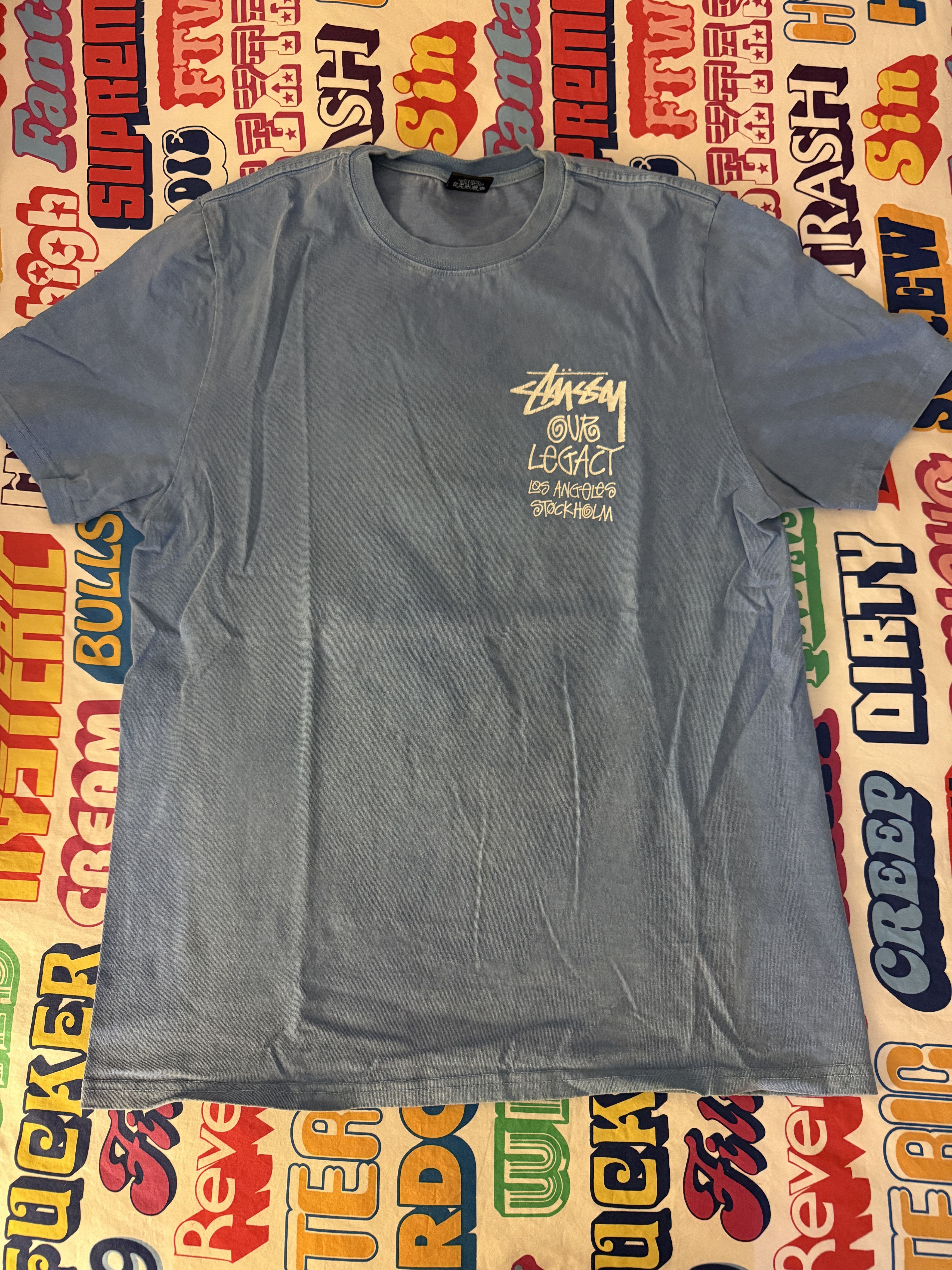Our Legacy × Stussy Stussy x Our Legacy FW21 Surfman Shirt Pigment Dyed Blue M Size US M / EU 48-50 / 2 - 6 Thumbnail