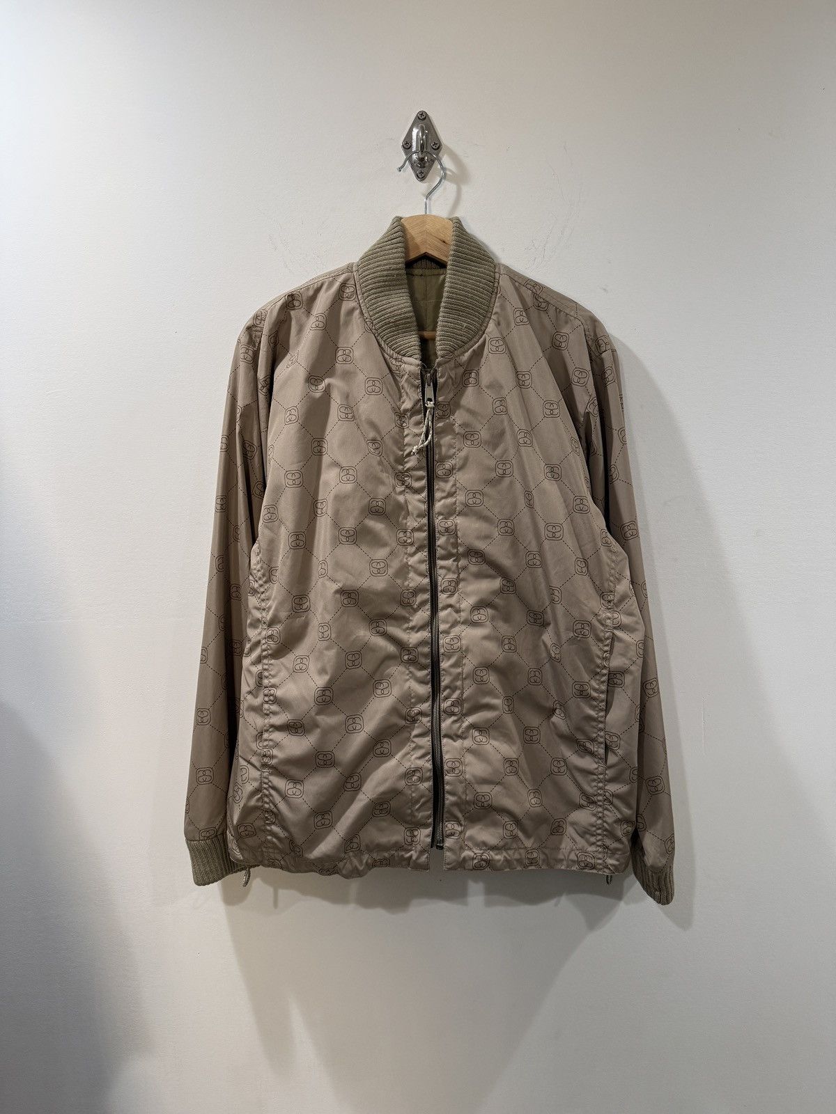 Stussy Stüssy All-Over Monogram Pattern Bomber Jacket Size US M / EU 48-50 / 2 - 2 Thumbnail