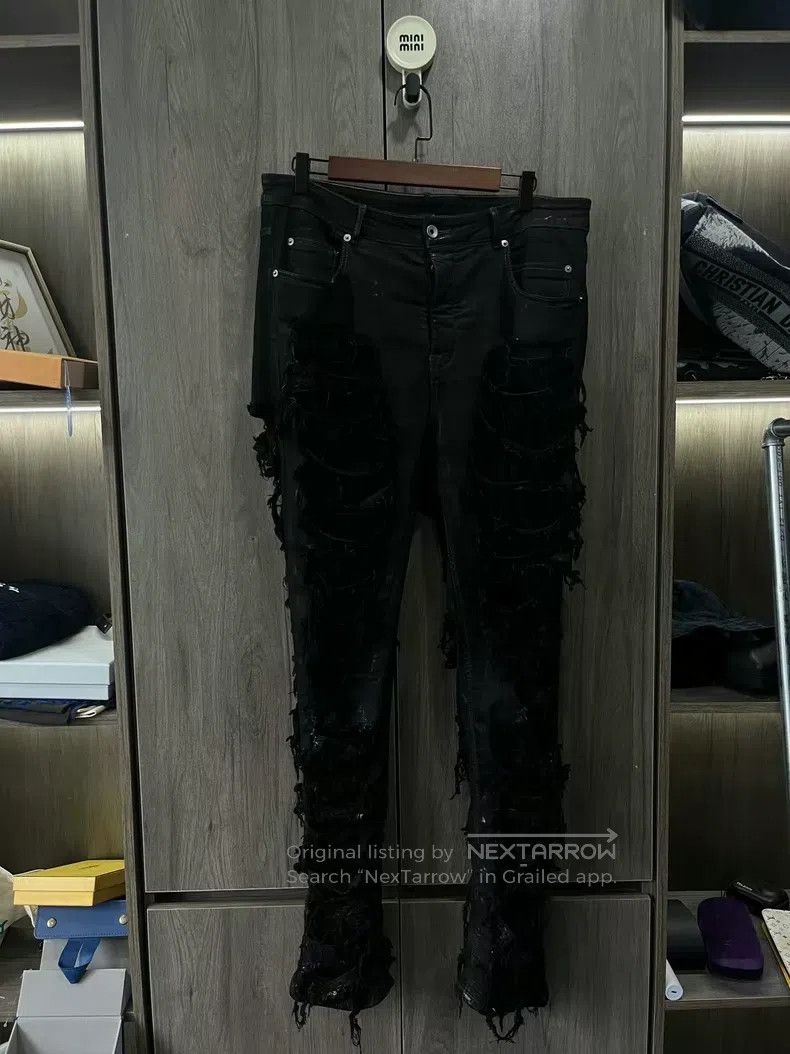 Rick Owens Rick Owens Black Havoc Jeans Size US 34 / EU 50 - 1 Thumbnail