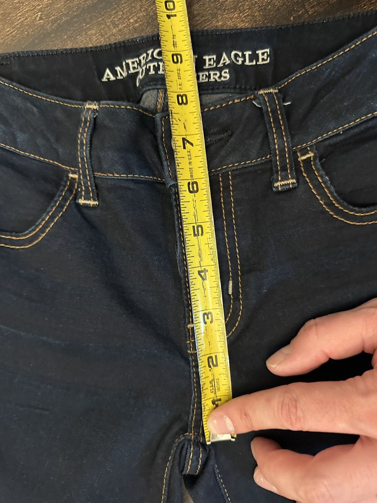 American Eagle Outfitters American Eagle Outfitters Size 4 Short-Super Stretch Jegging Size 27" / US 4 / IT 40 - 4 Thumbnail