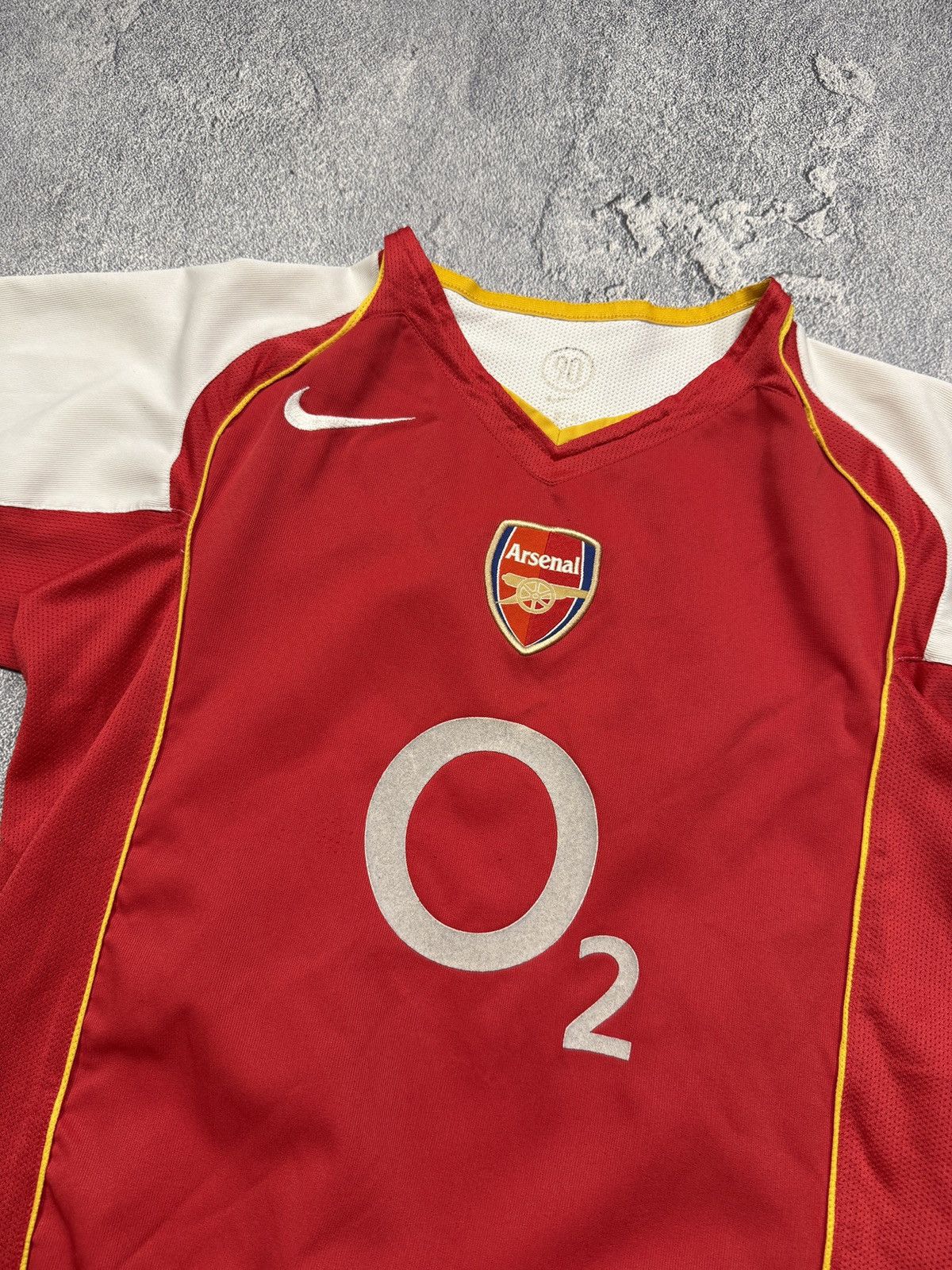 Nike 00s NIKE ARSENAL LONG SLEEVE O2 SOCCER JERSEY Size US S / EU 44-46 / 1 - 3 Thumbnail
