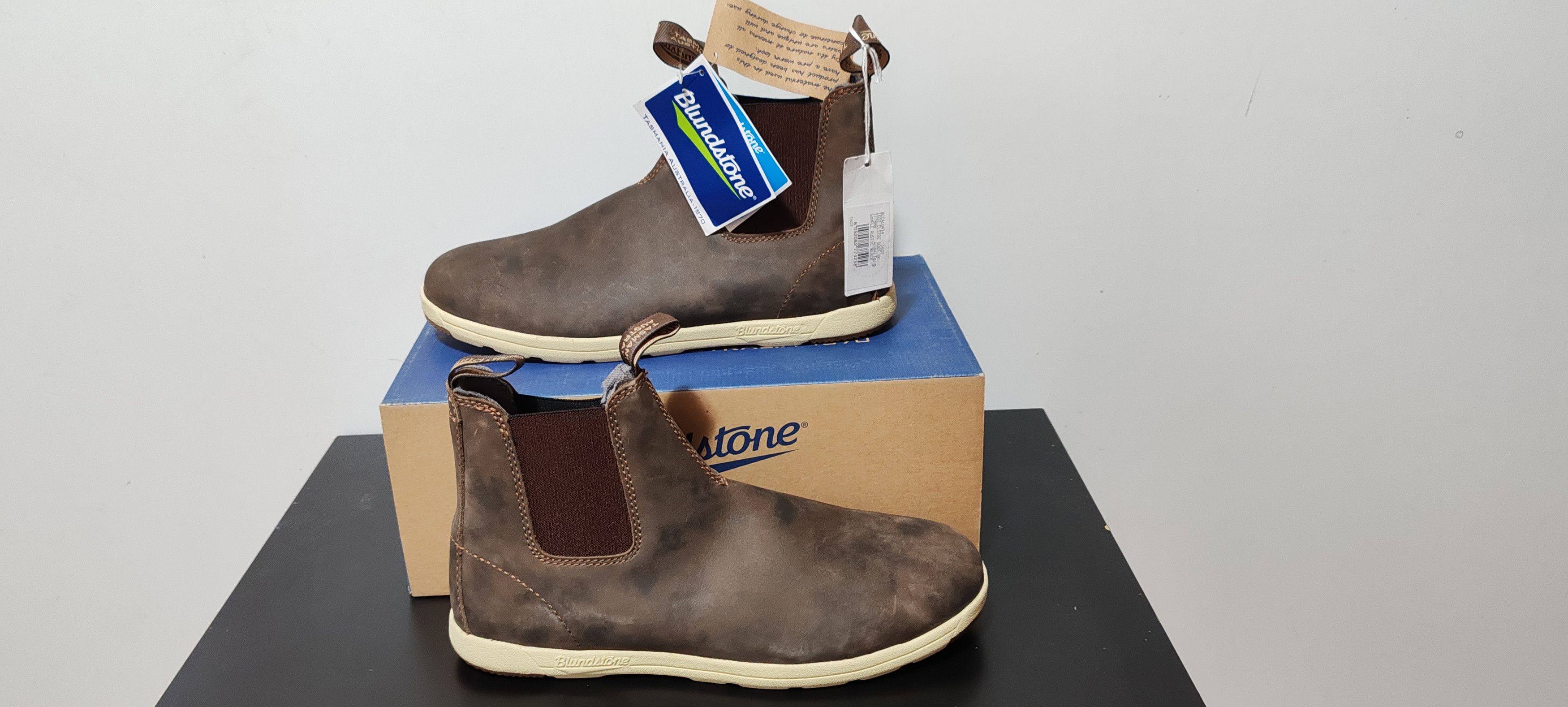 Blundstone Bootes Chelsea Blundstone/Rusti en Cuir Marron Tg:43,5 Size US 9.5 / IT 39.5 - 1 Thumbnail