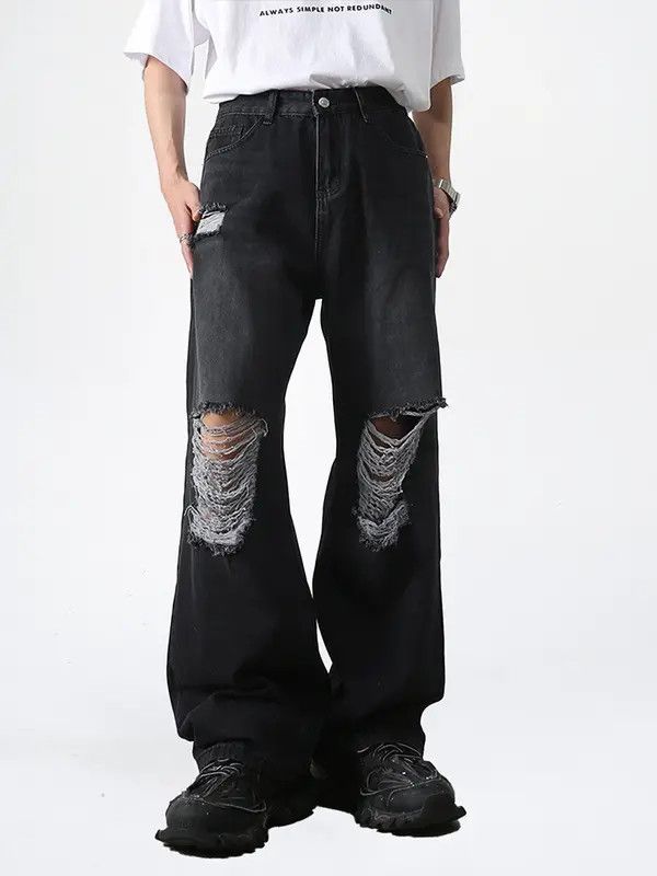 Vintage Retro punk denim pants Size US 32 / EU 48 - 1 Thumbnail